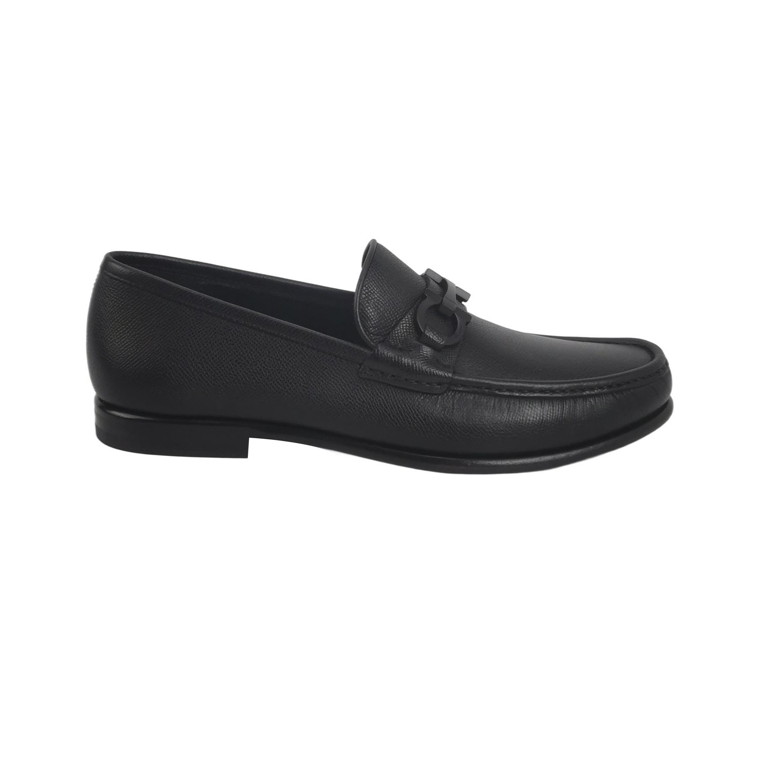 Salvatore Ferragamo Salvatore Ferragamo Gancini Leather Loafers 10 Size US 11 / EU 44 - 2 Thumbnail