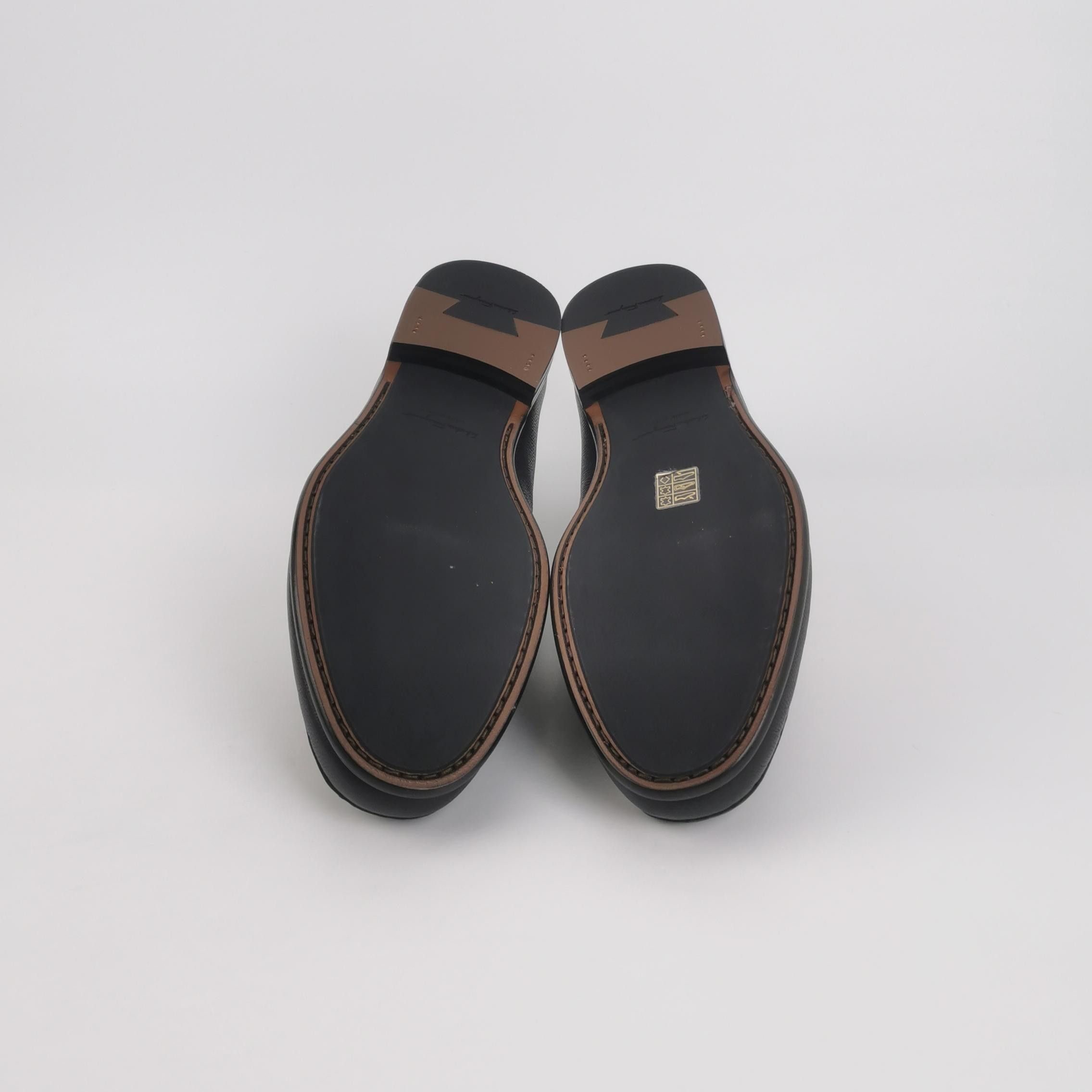 Salvatore Ferragamo Salvatore Ferragamo Gancini Leather Loafers 10 Size US 11 / EU 44 - 6 Thumbnail