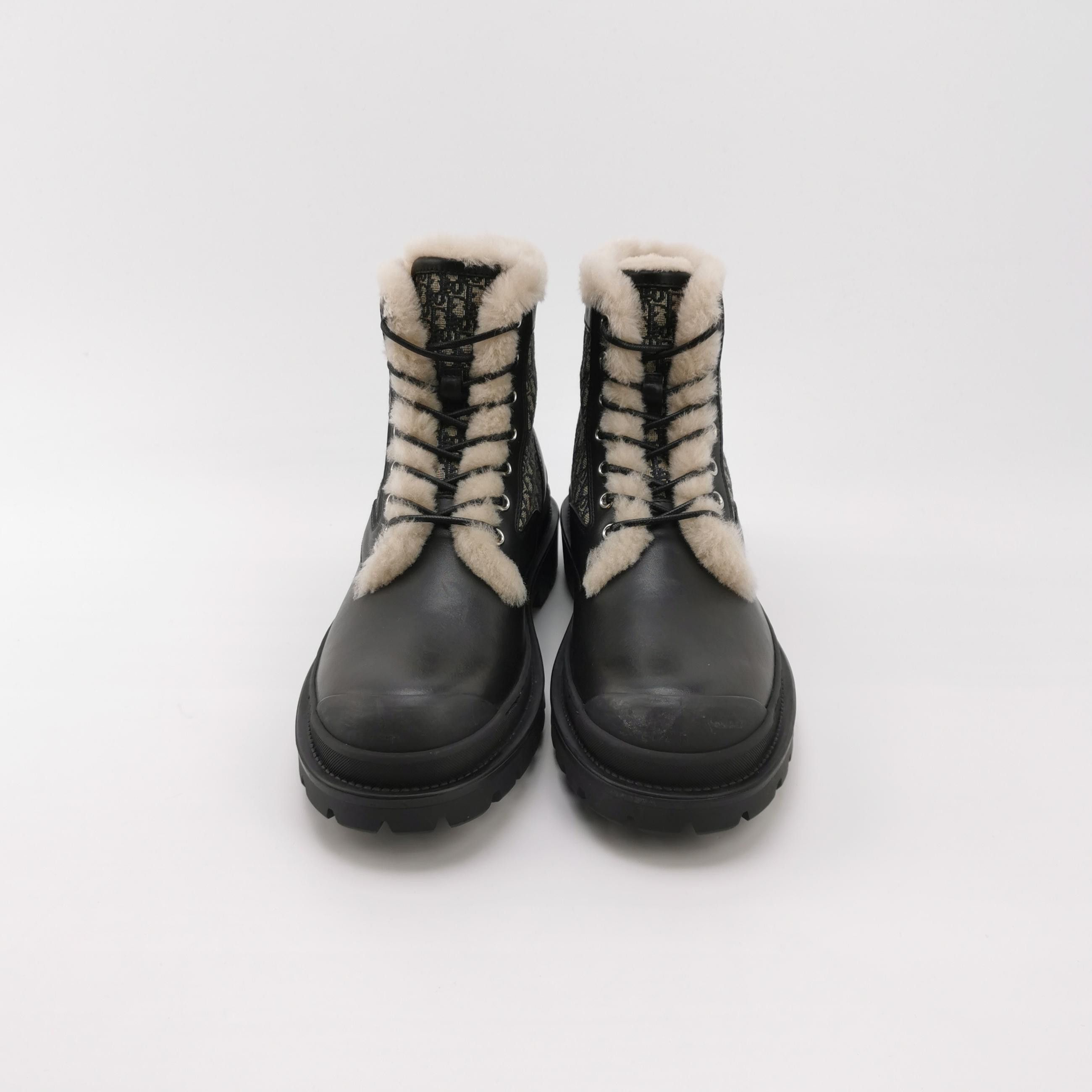 Dior Dior Oblique Shearling Explorer Boots EU 41 Size US 8 / EU 41 - 4 Thumbnail
