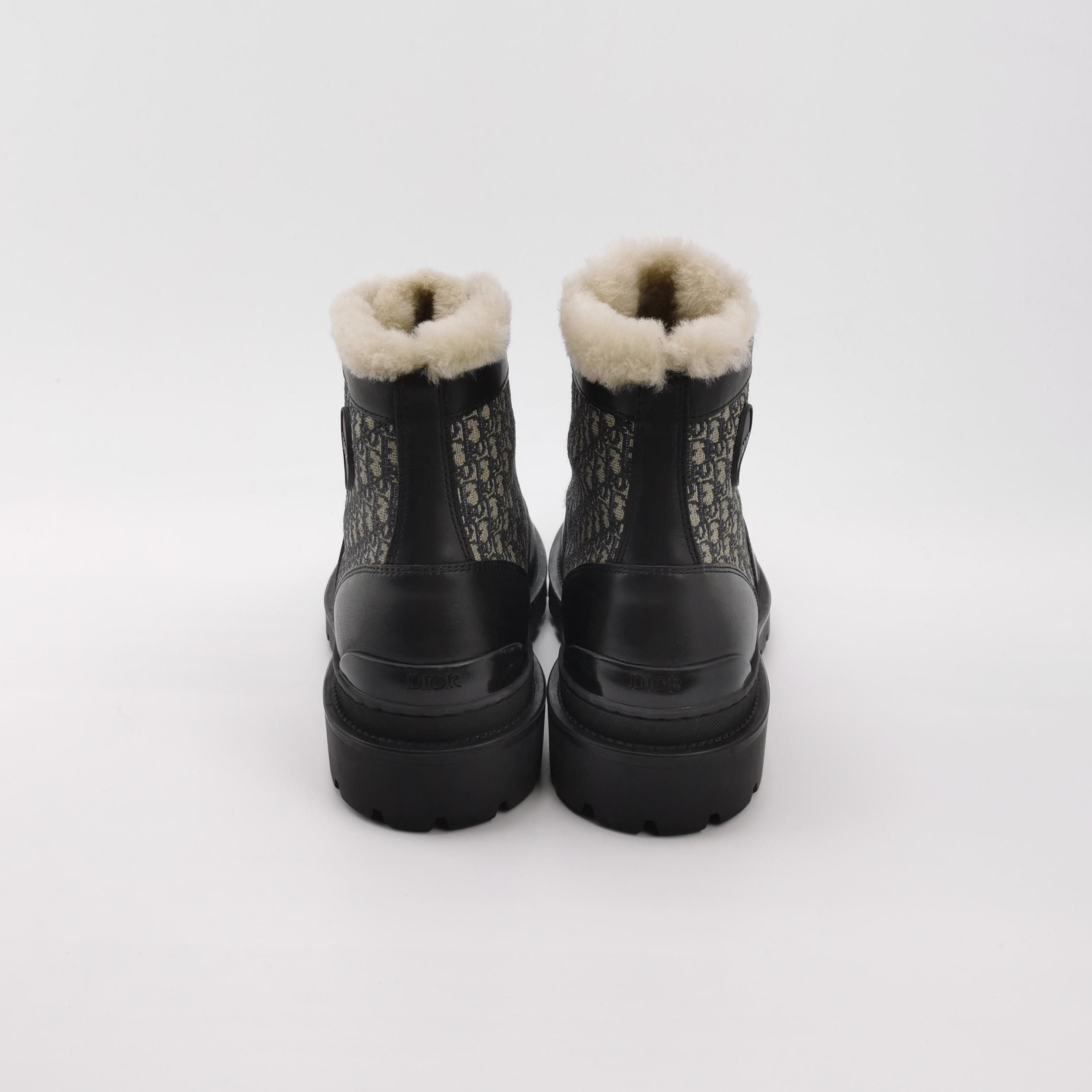 Dior Dior Oblique Shearling Explorer Boots EU 41 Size US 8 / EU 41 - 5 Thumbnail