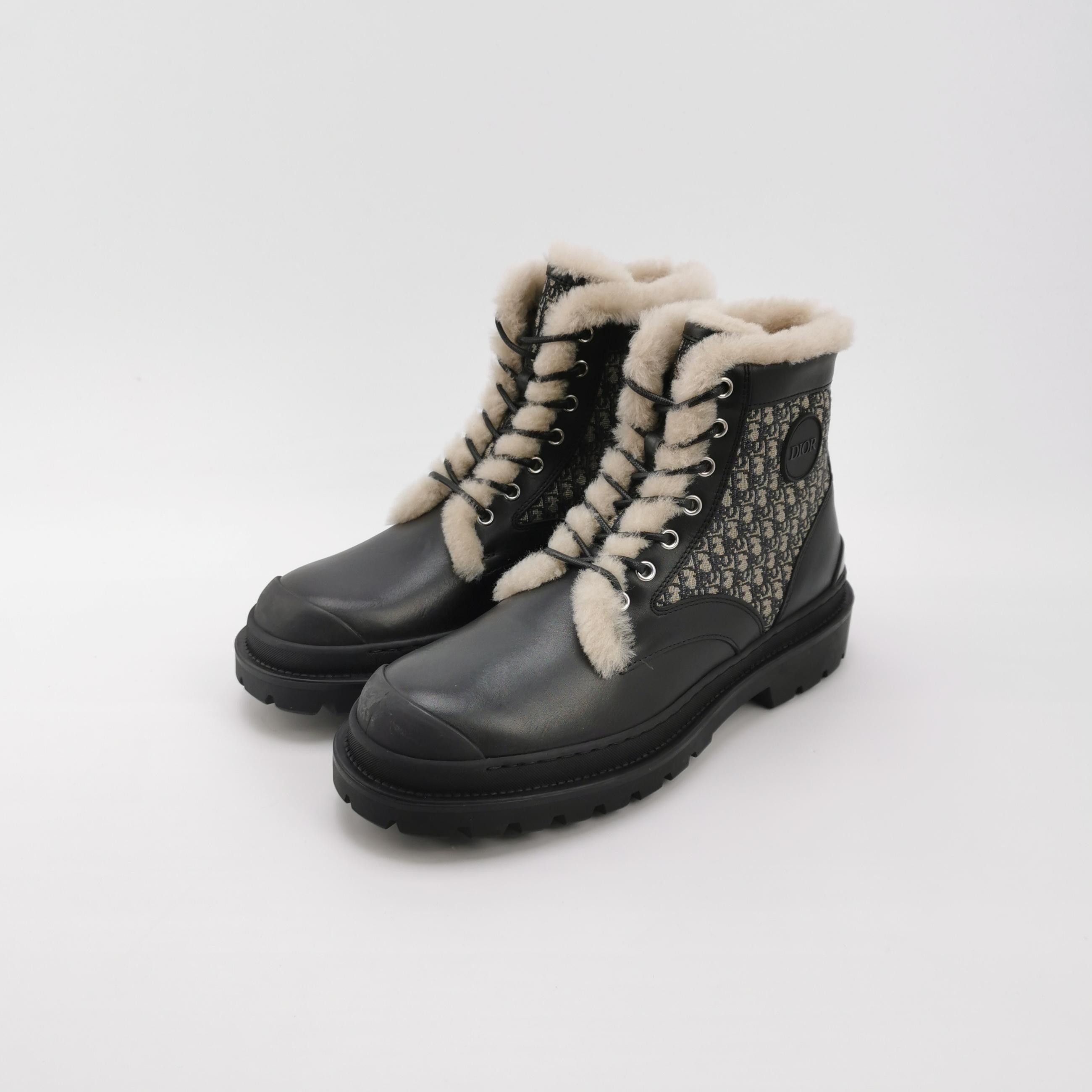 Dior Dior Oblique Shearling Explorer Boots EU 41 Size US 8 / EU 41 - 3 Thumbnail