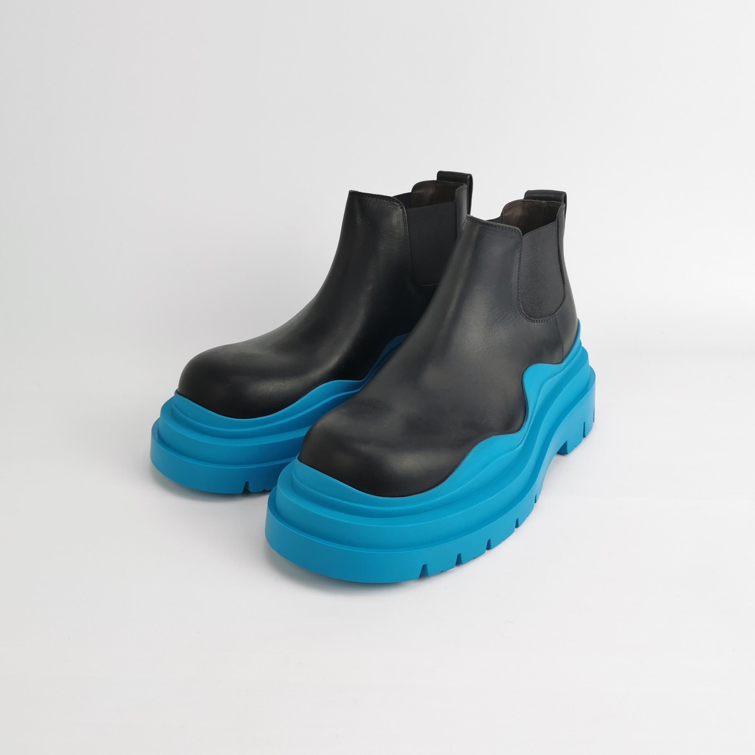 Bottega Veneta Bottega Veneta Tire Contrast Sole Leather Boots 41 Size US 8 / EU 41 - 3 Thumbnail