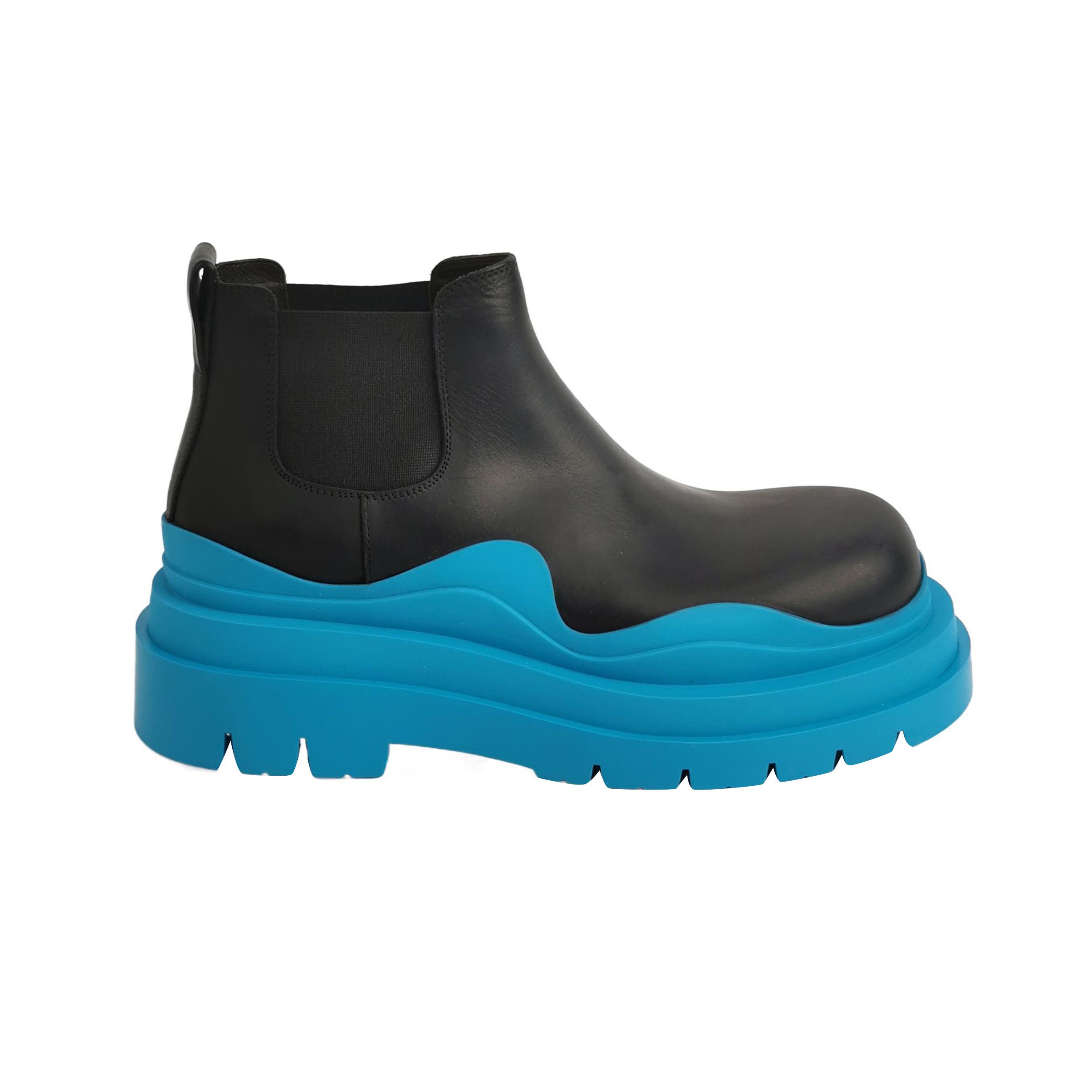 Bottega Veneta Bottega Veneta Tire Contrast Sole Leather Boots 41 Size US 8 / EU 41 - 2 Thumbnail