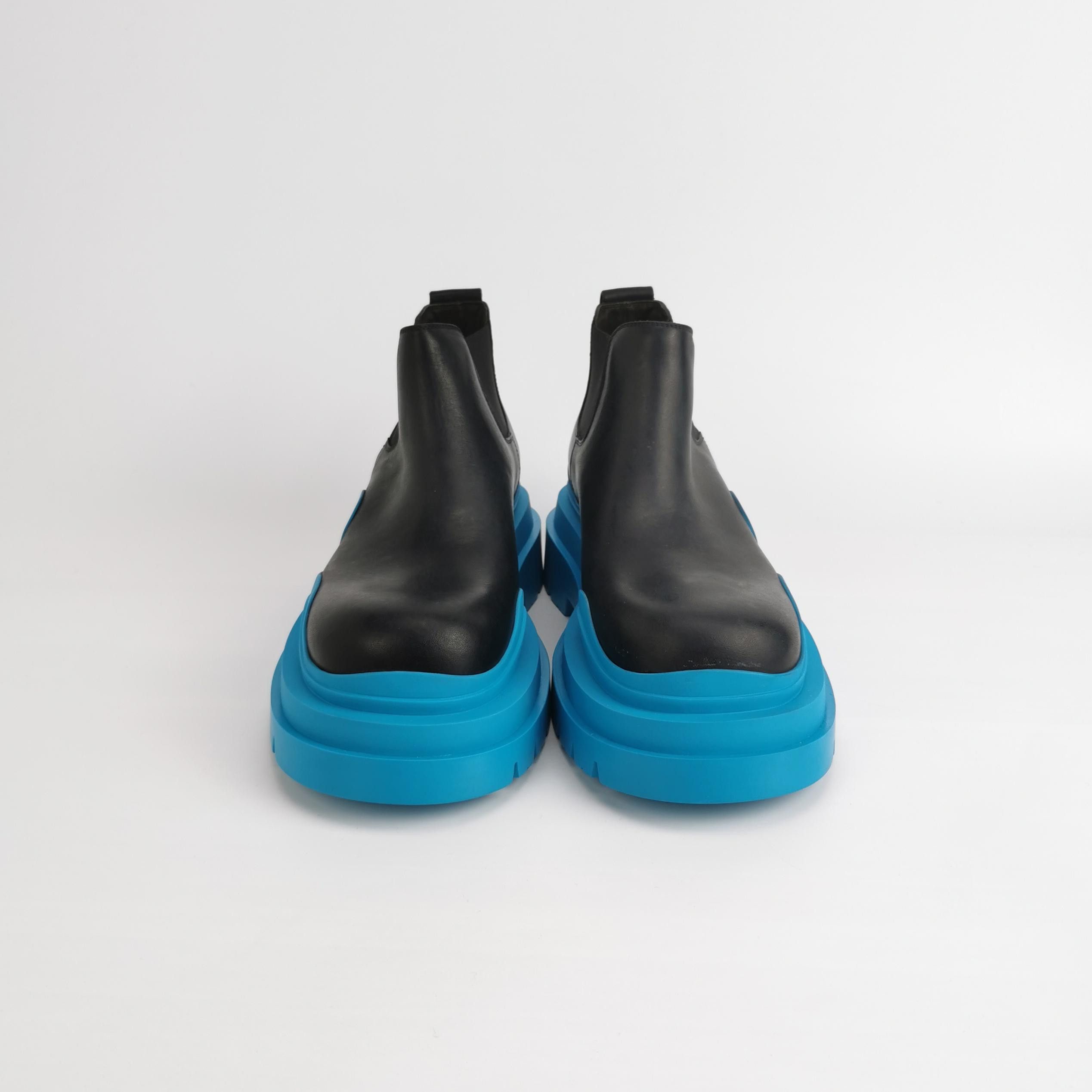 Bottega Veneta Bottega Veneta Blue Tire Sole Chelsea Boots EU 40 Size US 7 / EU 40 - 4 Thumbnail