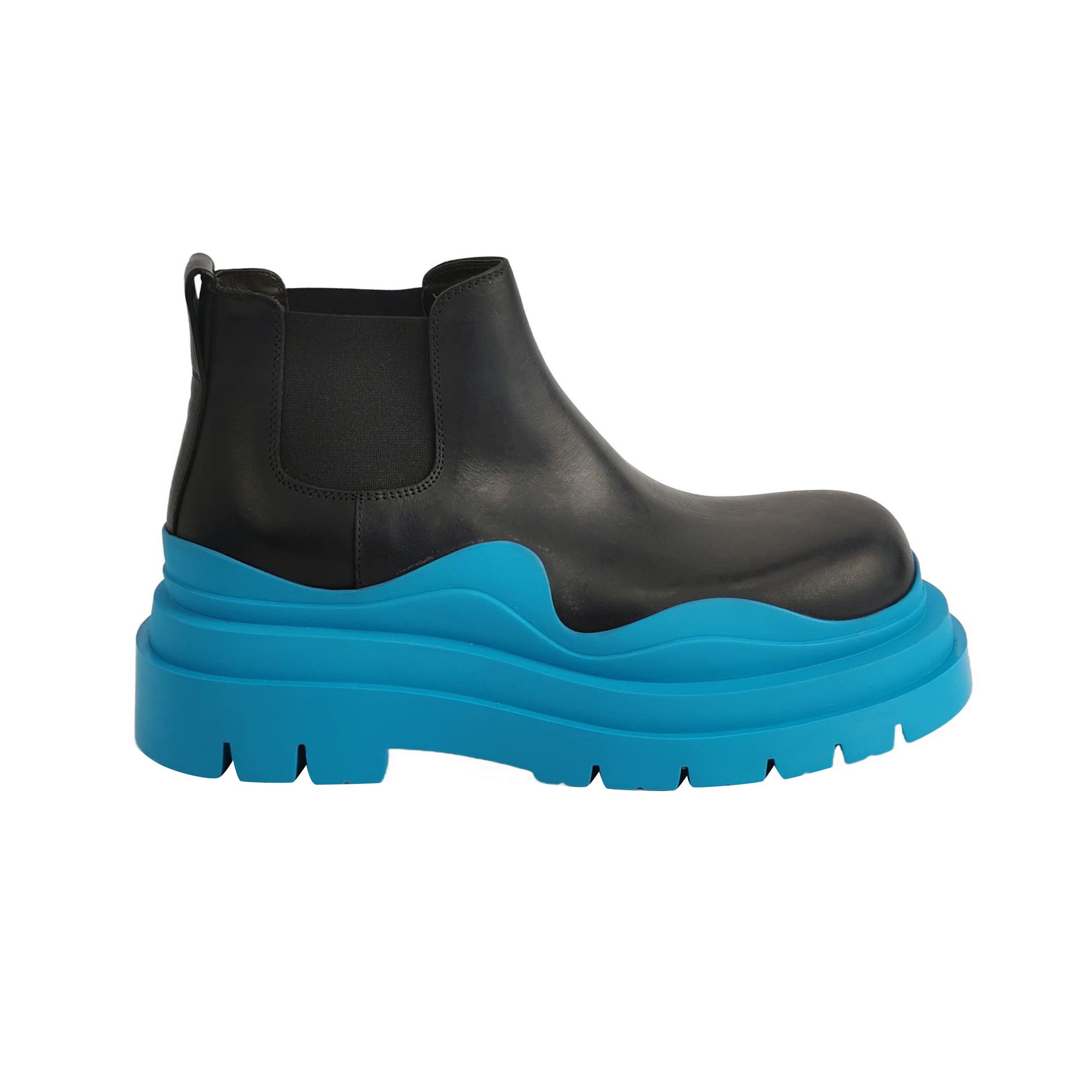 Bottega Veneta Bottega Veneta Blue Tire Sole Chelsea Boots EU 40 Size US 7 / EU 40 - 2 Thumbnail