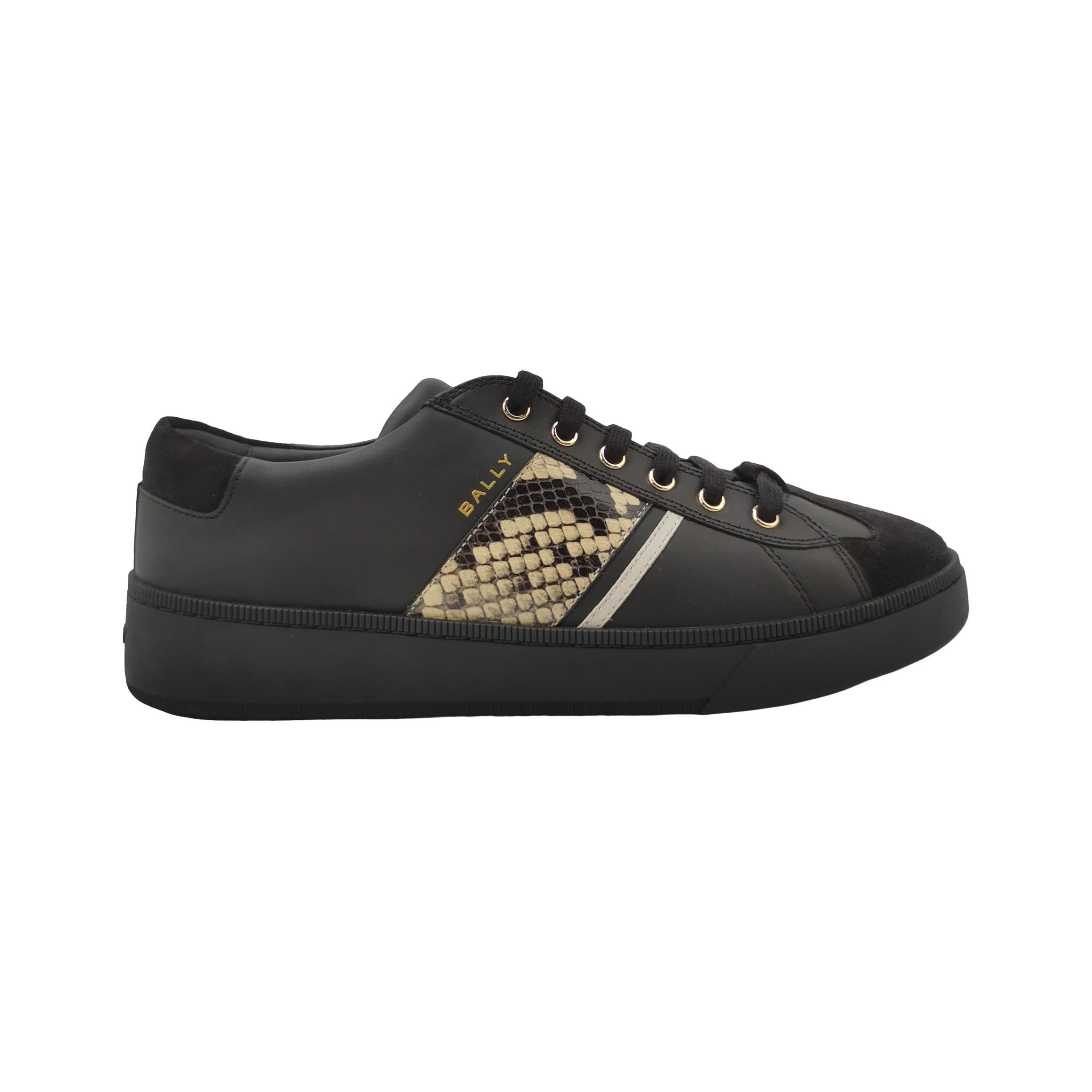 Bally Bally Snakeskin Panel Leather Sneakers 44 Size US 11 / EU 44 - 2 Thumbnail