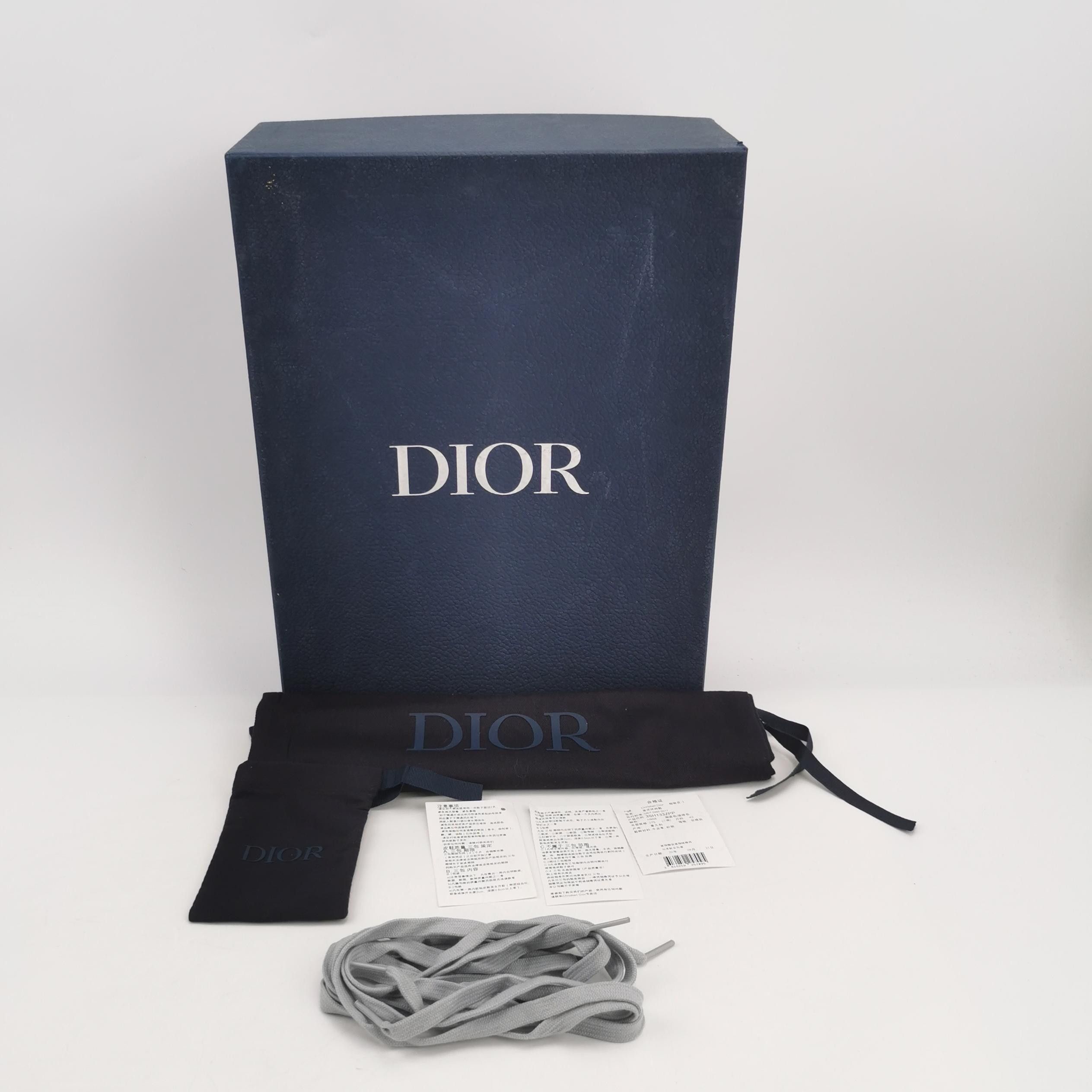 Dior Dior B27 Gray Oblique Hi-Top Sneakers 43 Size US 10 / EU 43 - 7 Thumbnail