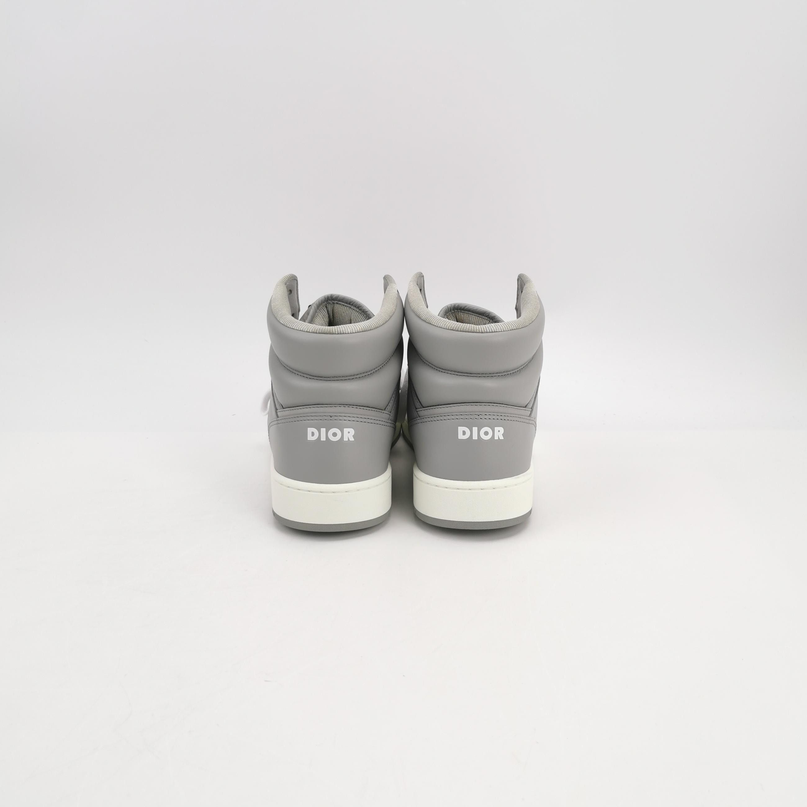 Dior Dior B27 Gray Oblique Hi-Top Sneakers 43 Size US 10 / EU 43 - 5 Thumbnail