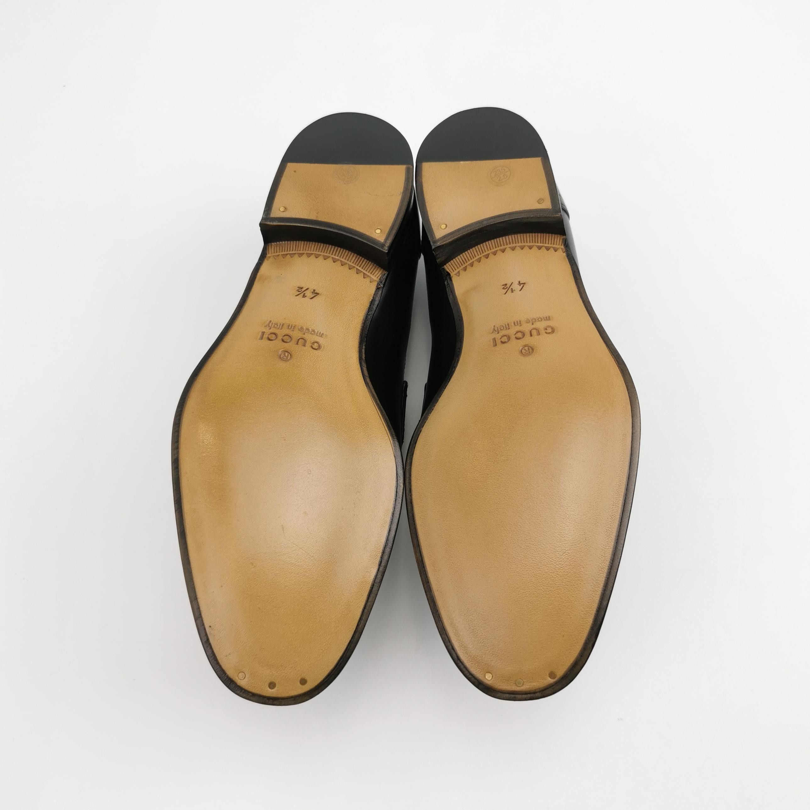 Gucci Gucci Interlocking G Leather Loafers US 5.5 Size US 5.5 / EU 38 - 6 Thumbnail