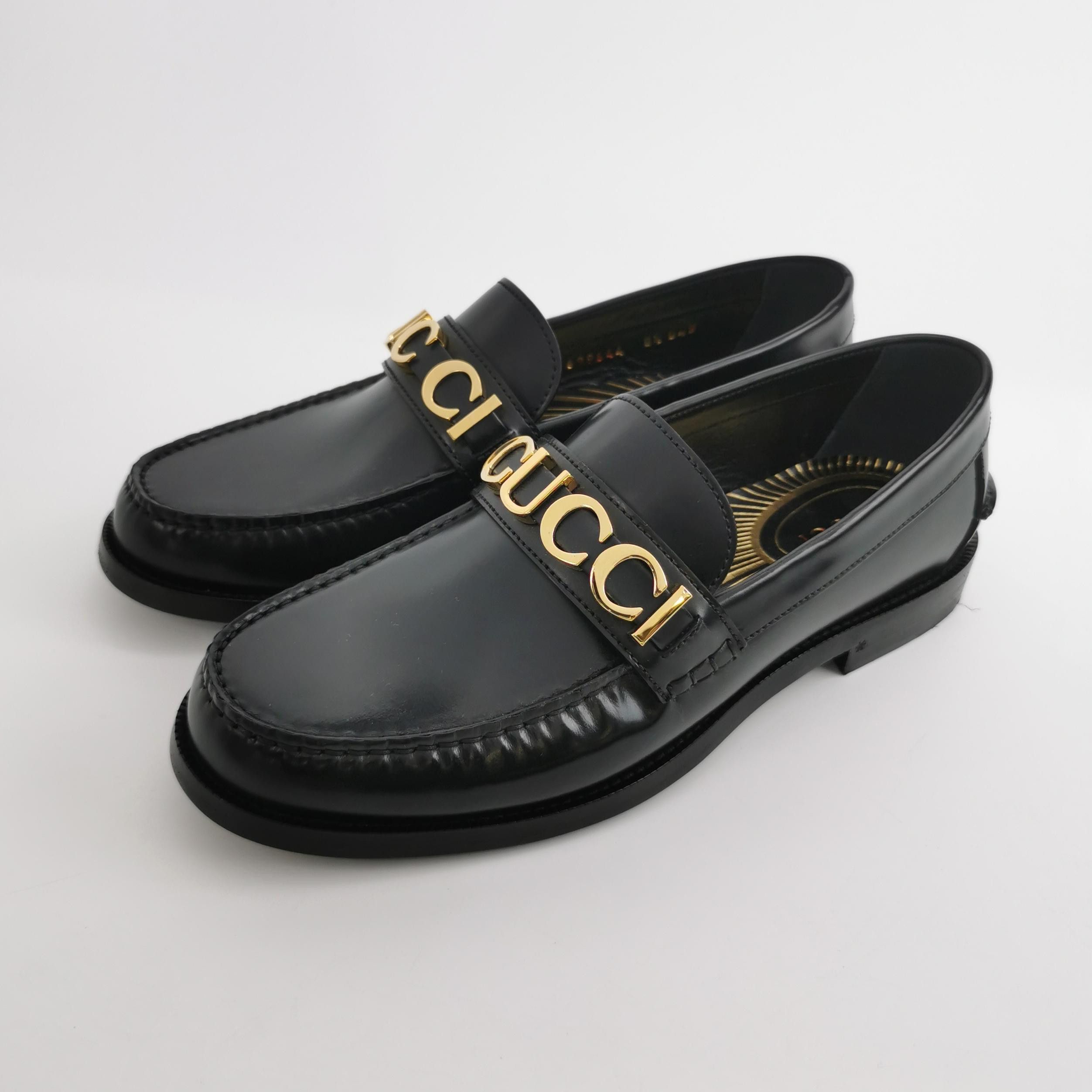 Gucci Gucci Logo Leather Loafers 8.5 Size US 9 / EU 42 - 3 Thumbnail