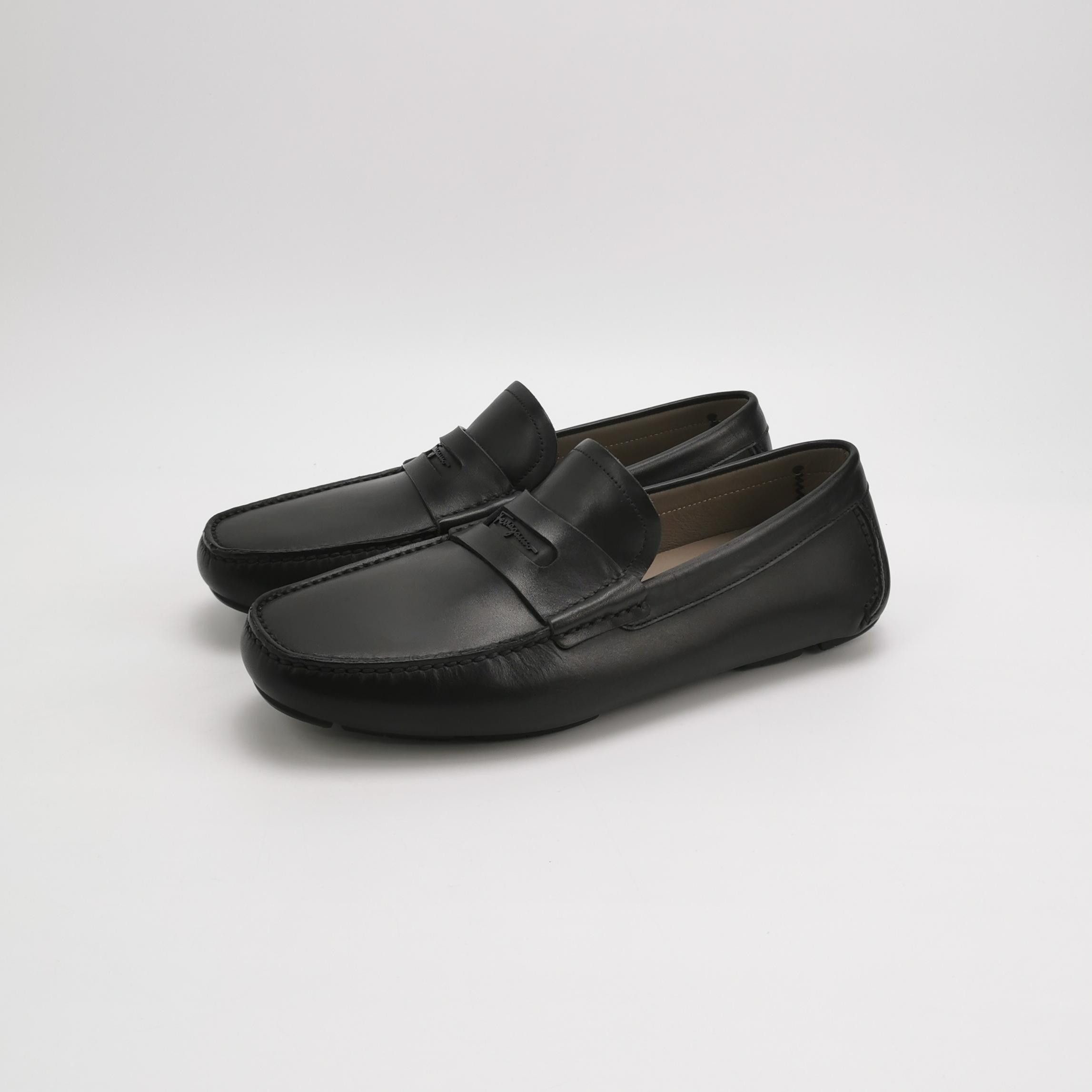 Salvatore Ferragamo Salvatore Ferragamo Black Leather Loafers 42 Size US 9 / EU 42 - 3 Thumbnail