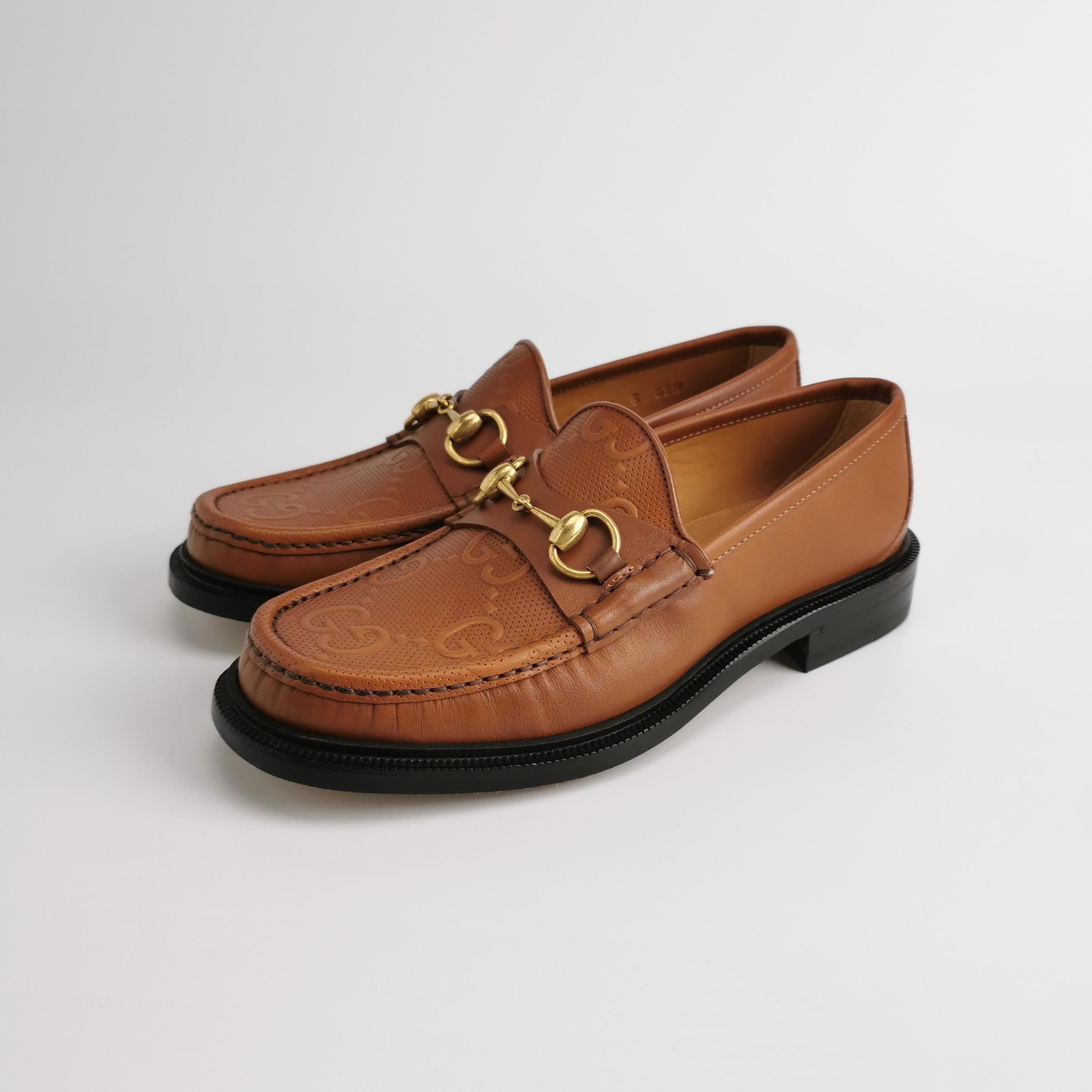 Gucci Gucci GG Embossed Horsebit Loafers US 6 Size US 6 / EU 39 - 3 Thumbnail