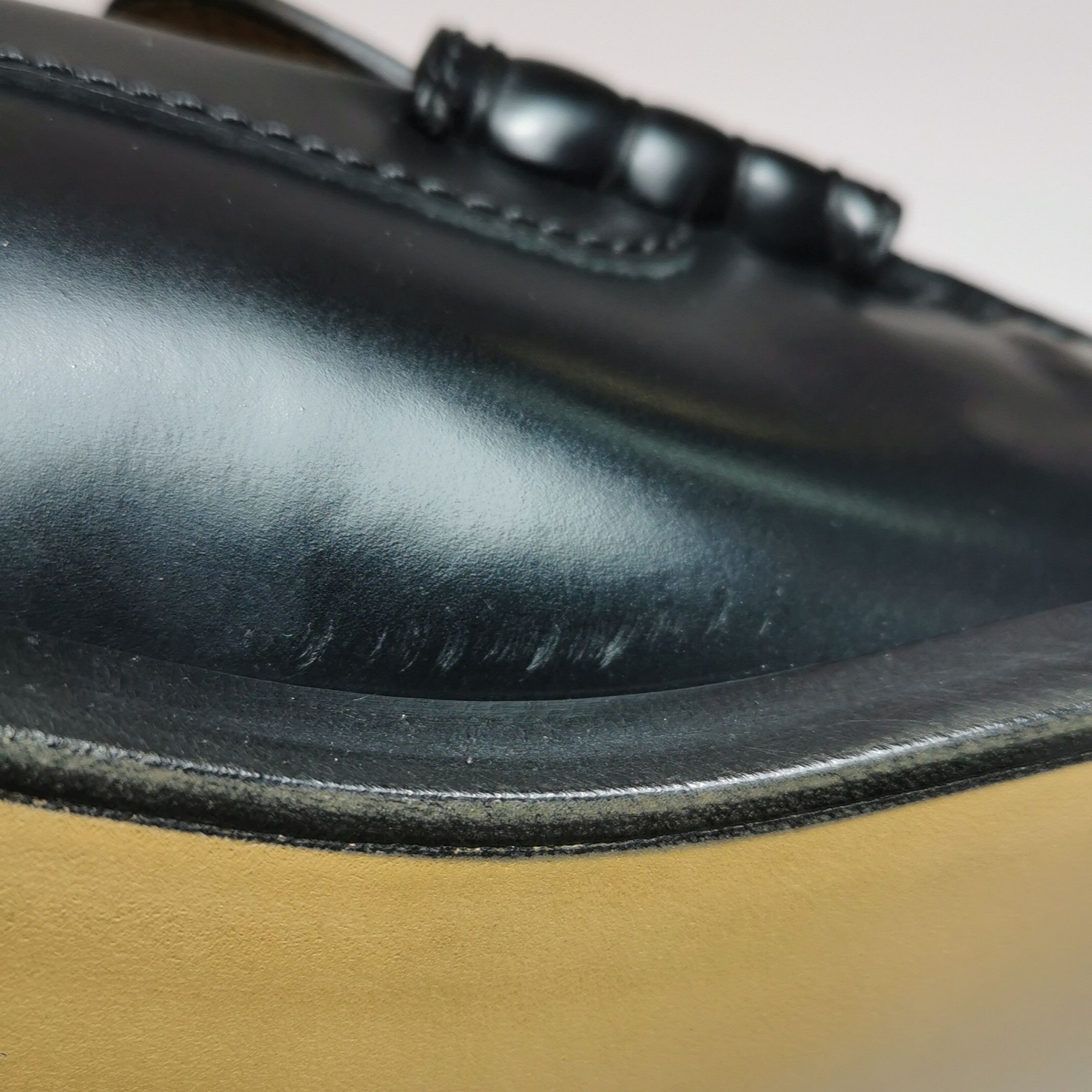 Gucci Gucci Interlocking G Webbing Leather Loafers 11 Size US 12 / EU 45 - 8 Thumbnail