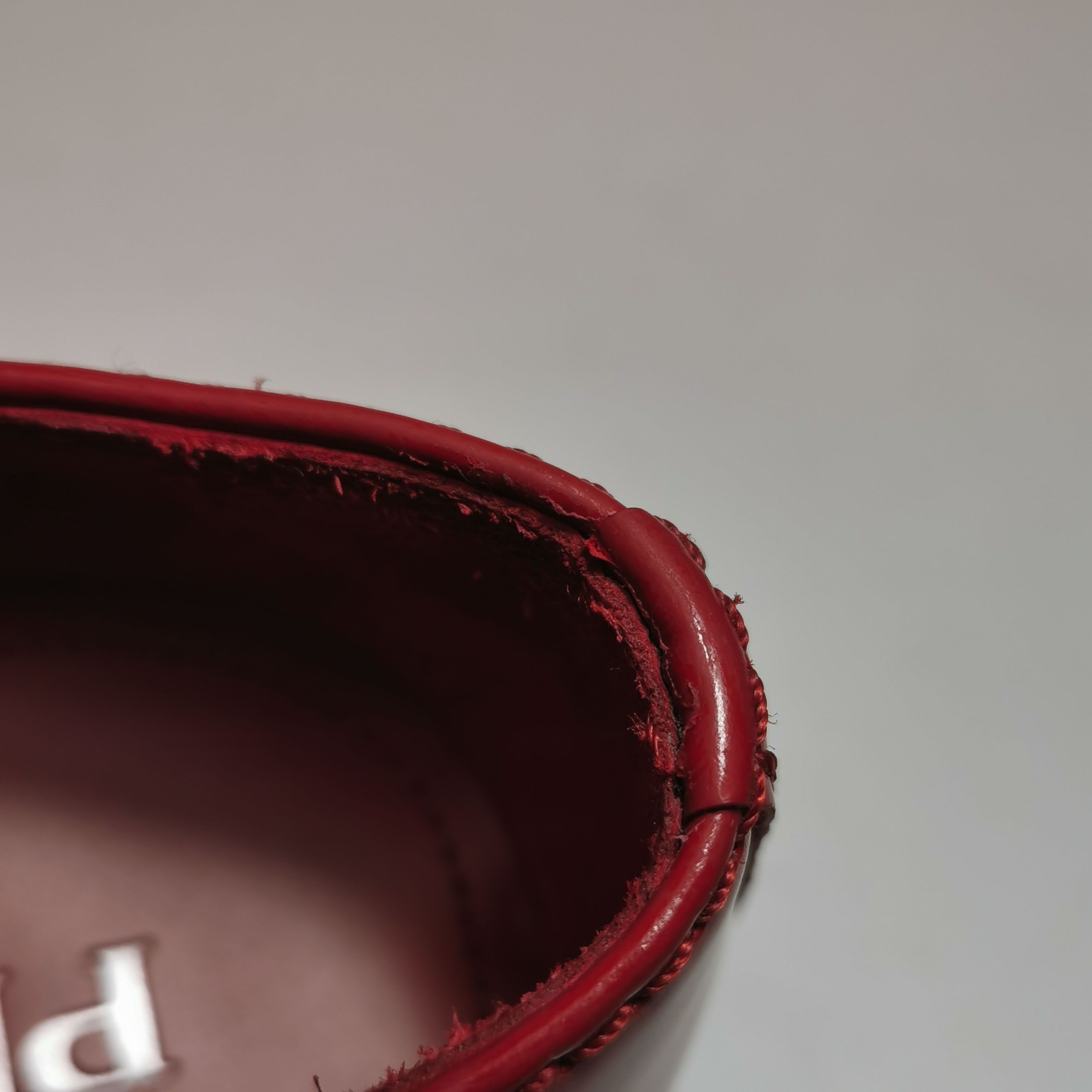 Prada Prada Red Triangle Logo Leather Loafers 41 Size US 8 / EU 41 - 9 Thumbnail