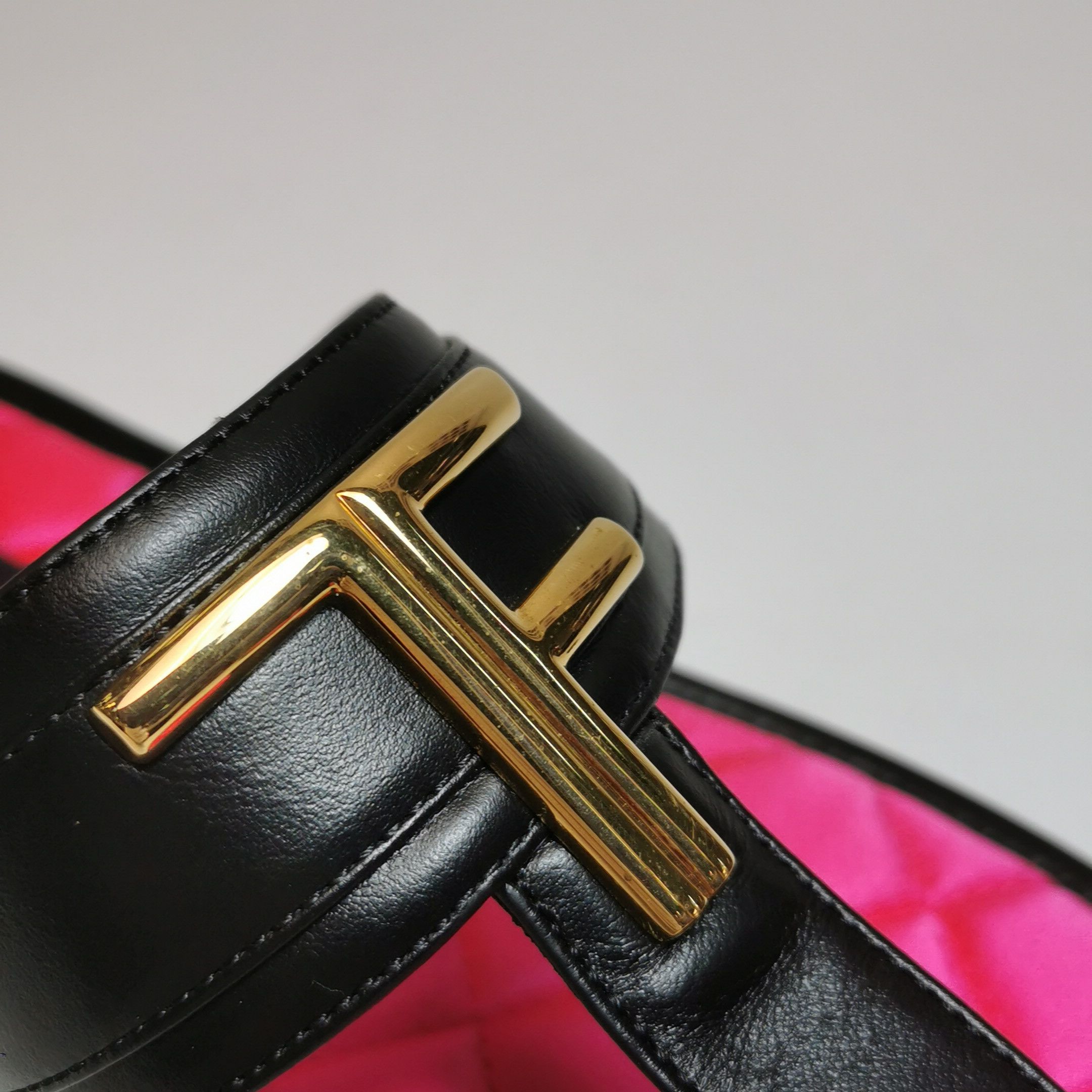 Tom Ford Tom Ford Quilted TF Logo Leather Sandals 10 Size US 10 / EU 43 - 10 Thumbnail