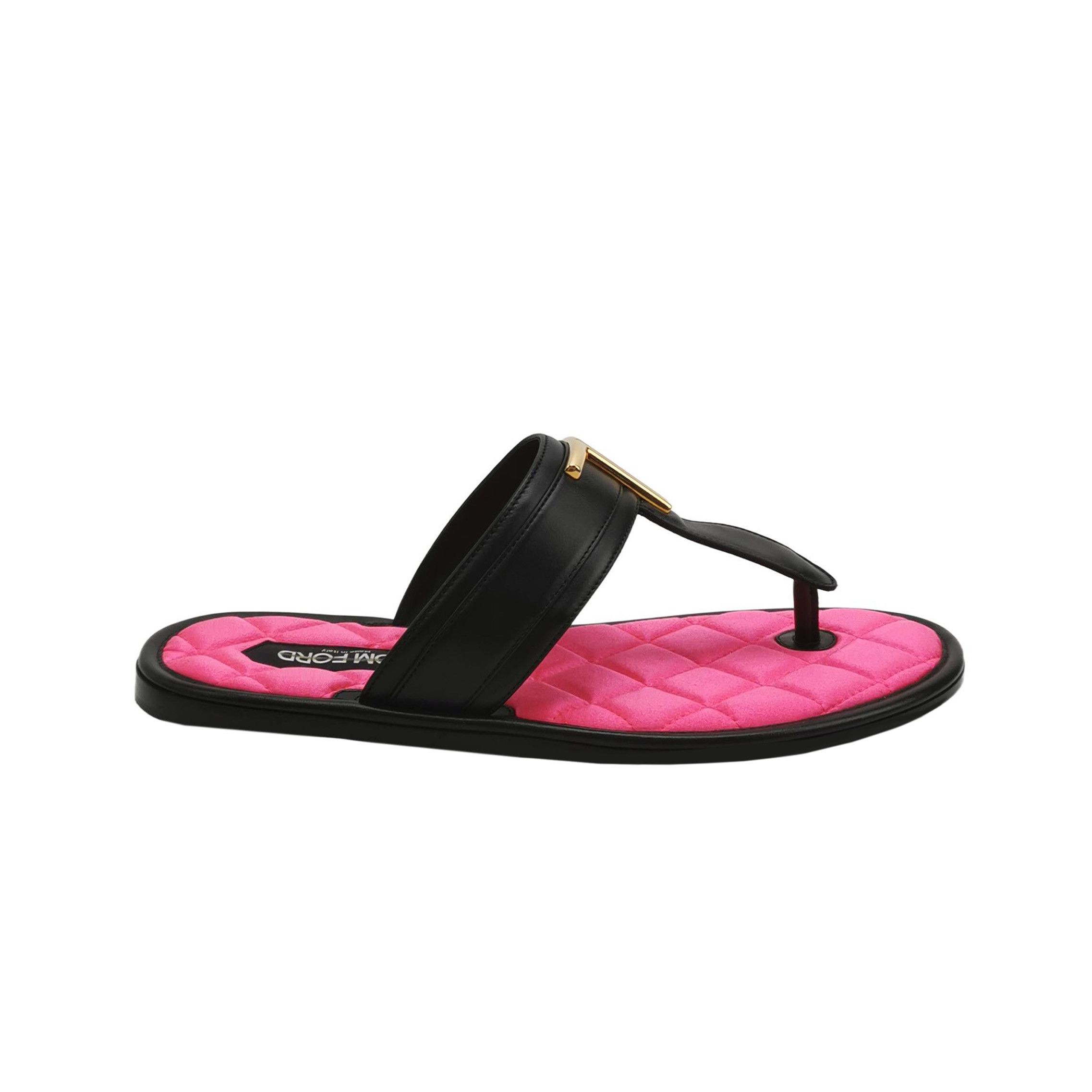 Tom Ford Tom Ford Quilted TF Logo Leather Sandals 10 Size US 10 / EU 43 - 2 Thumbnail