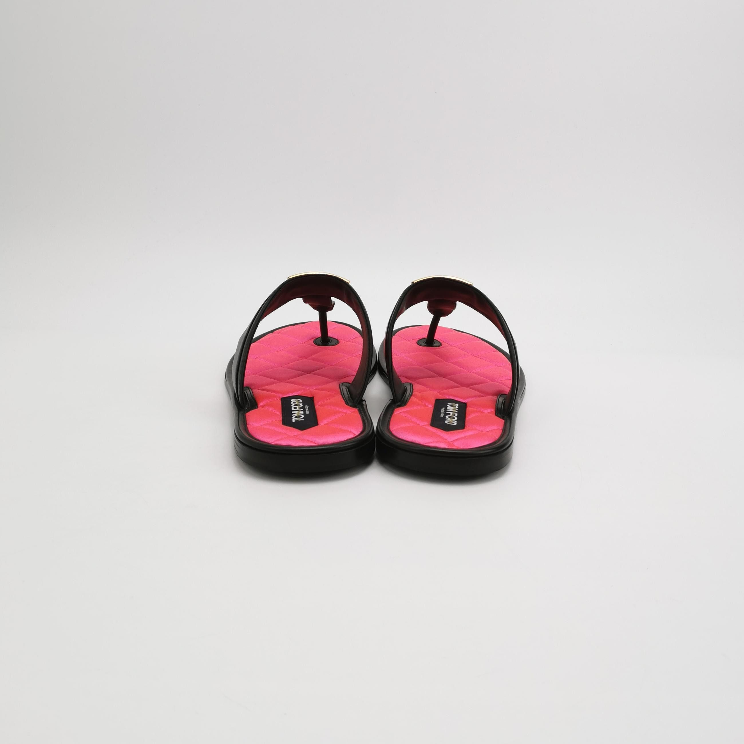 Tom Ford Tom Ford Quilted TF Logo Leather Sandals 10 Size US 10 / EU 43 - 5 Thumbnail