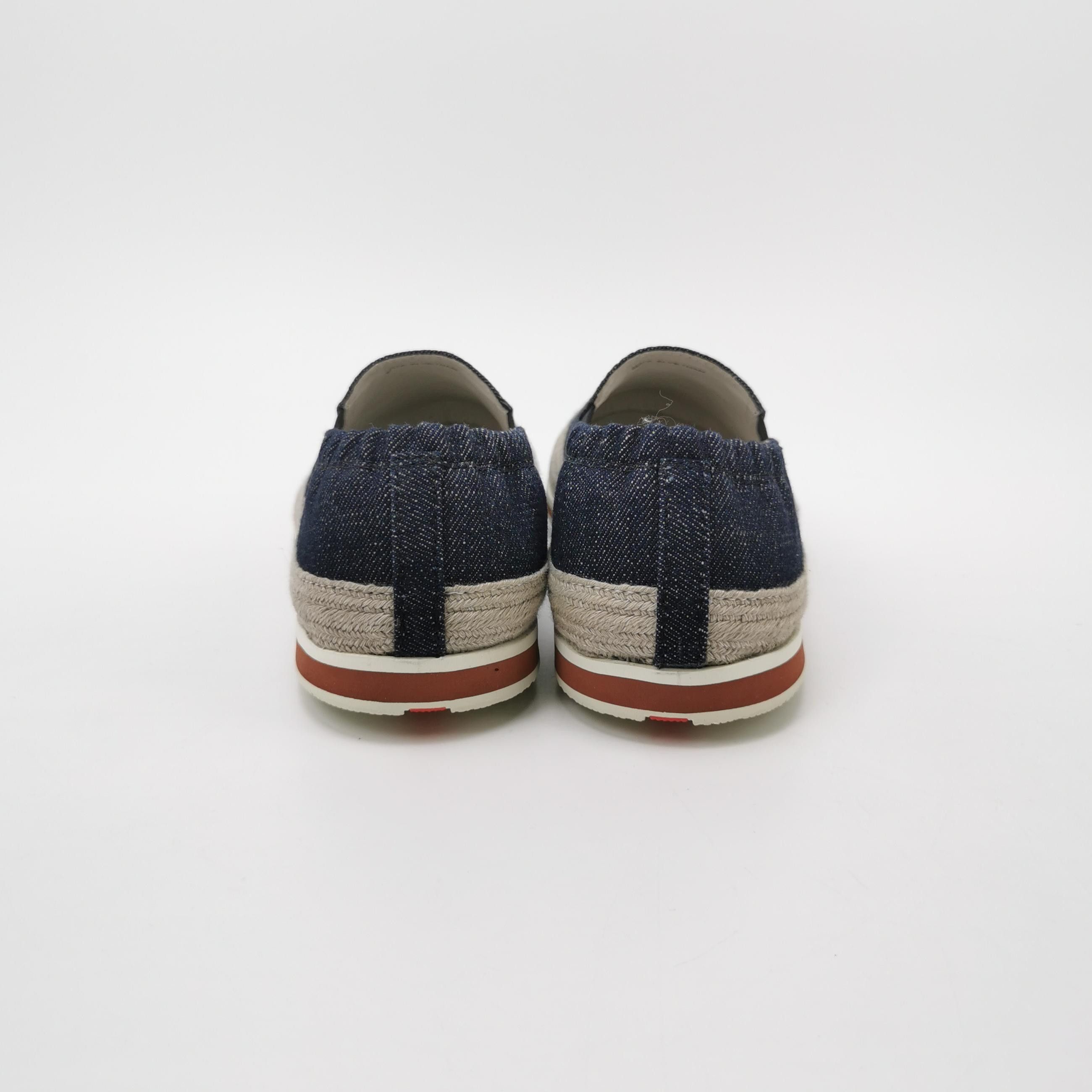Prada Prada Denim Canvas Espadrille Slip Ons 40 Size US 6 / EU 39 - 5 Thumbnail