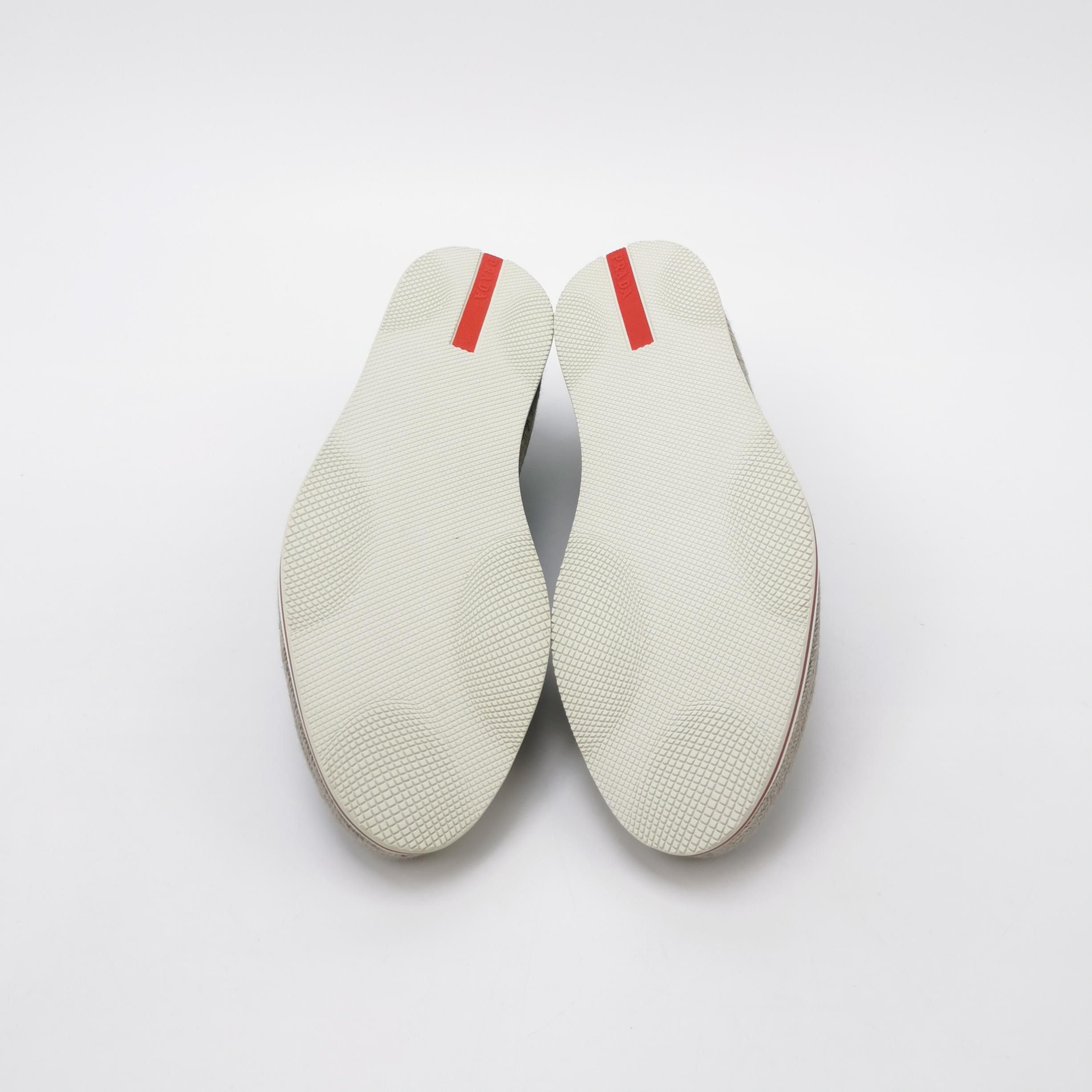 Prada Prada Denim Canvas Espadrille Slip Ons 40 Size US 6 / EU 39 - 6 Thumbnail