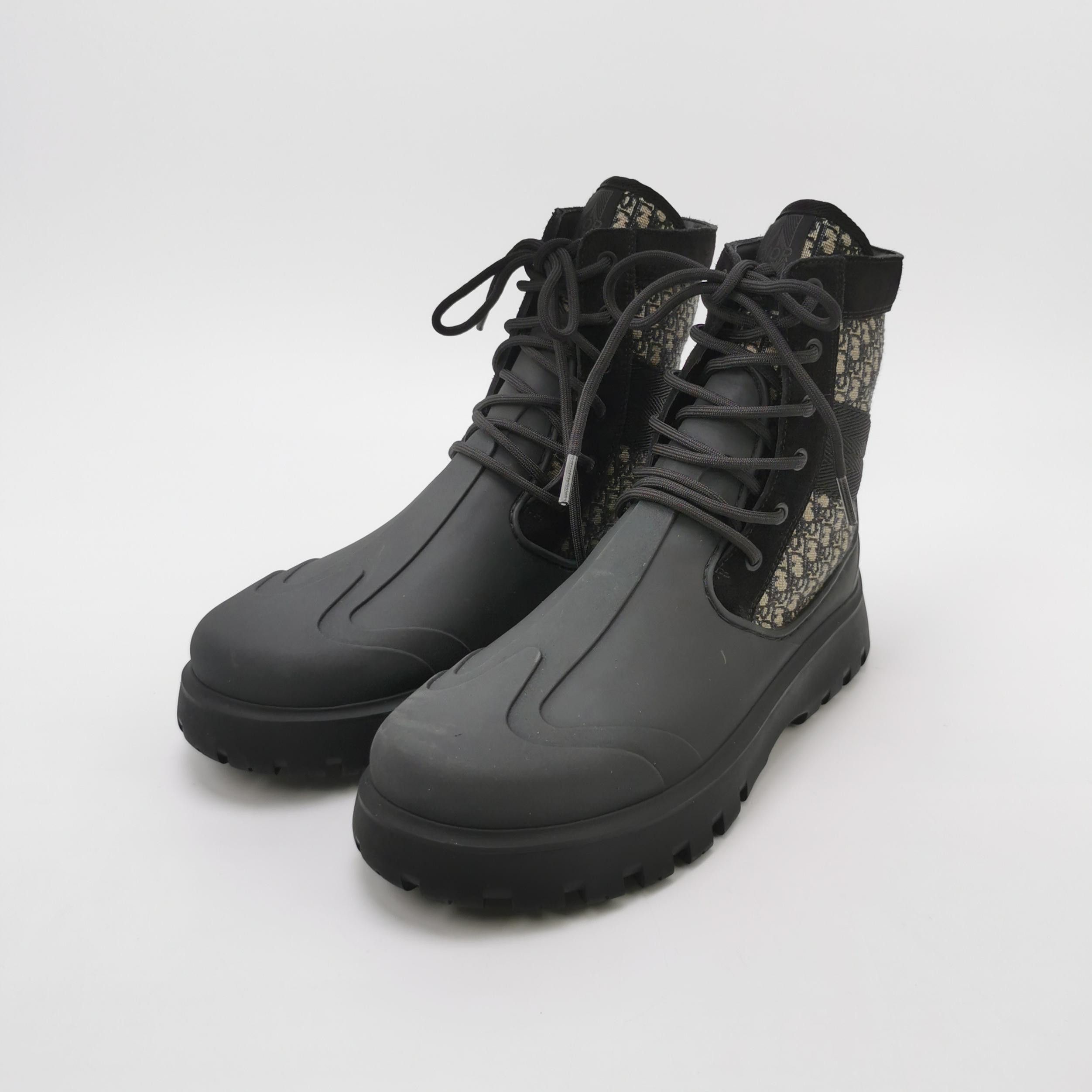 Dior Dior Oblique Suede & Canvas Boots 41 Size US 8 / EU 41 - 3 Thumbnail