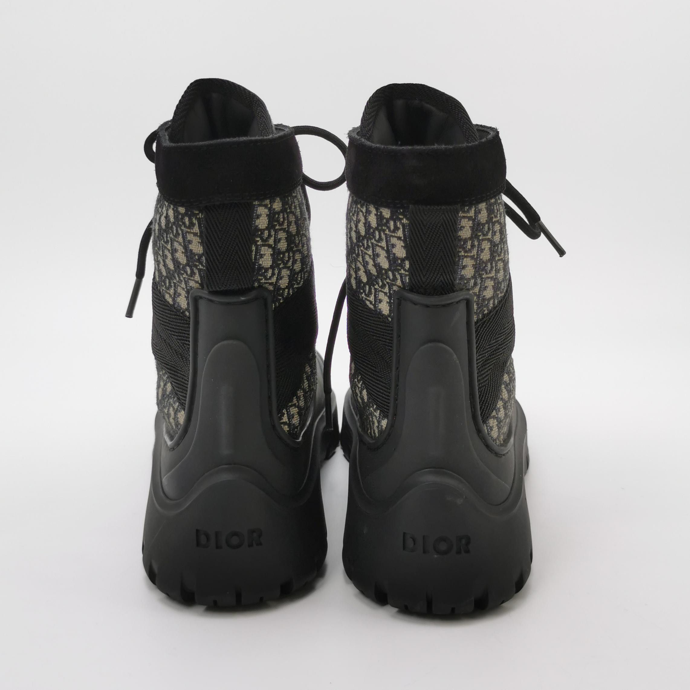 Dior Dior Oblique Suede & Canvas Boots 41 Size US 8 / EU 41 - 5 Thumbnail