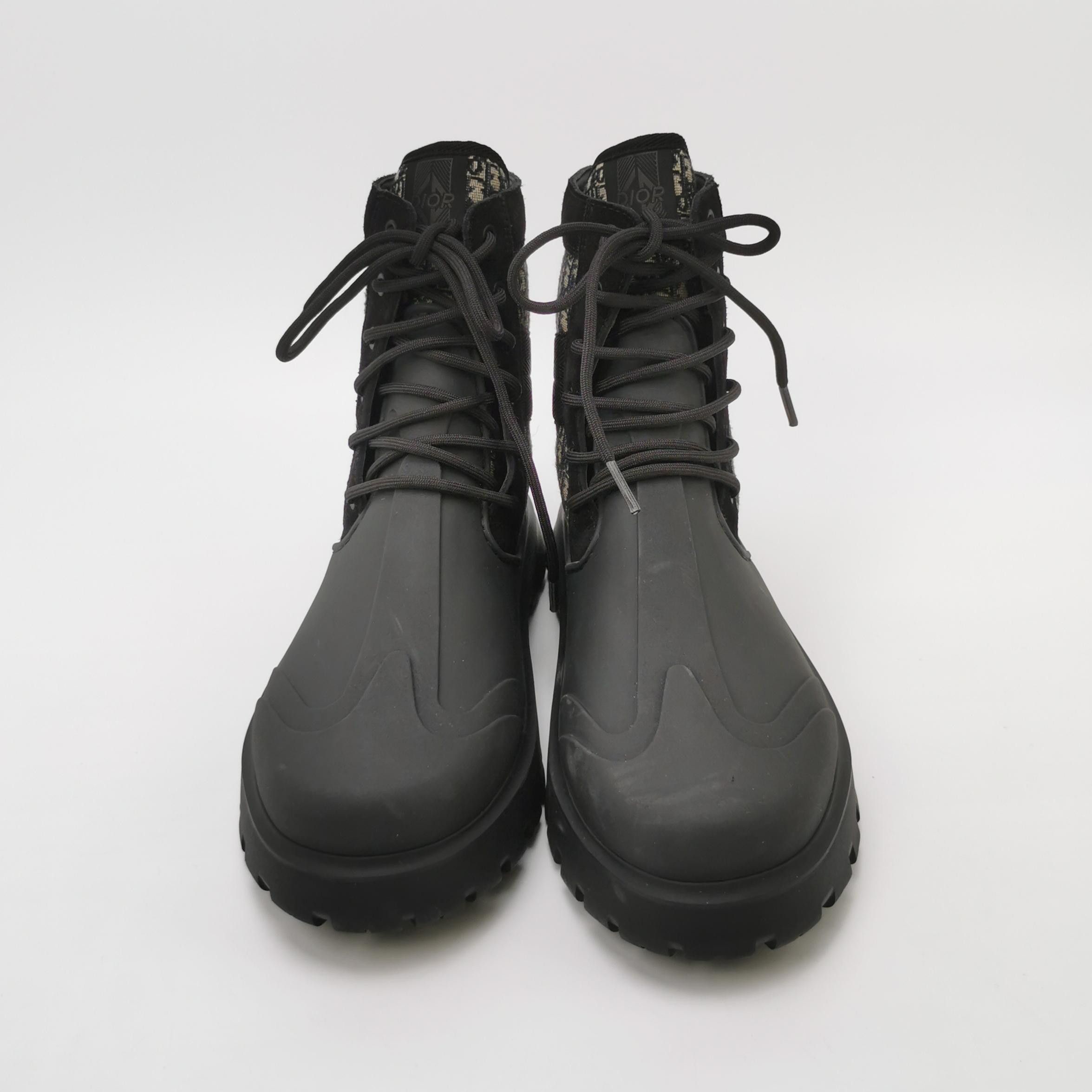Dior Dior Oblique Suede & Canvas Boots 41 Size US 8 / EU 41 - 4 Thumbnail