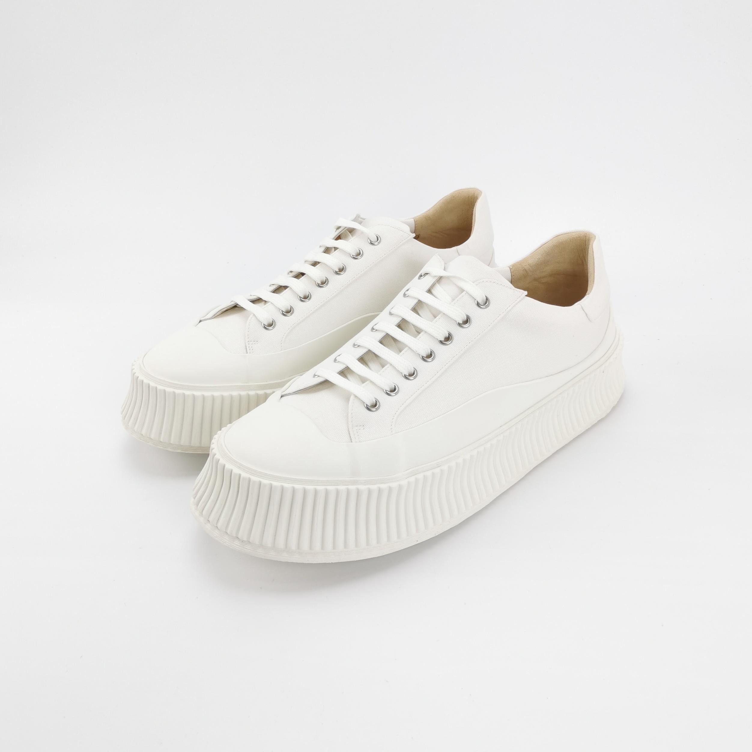 Jil Sander Jil Sander Canvas Platform Low-Top Sneakers 45 Size US 12 / EU 45 - 3 Thumbnail