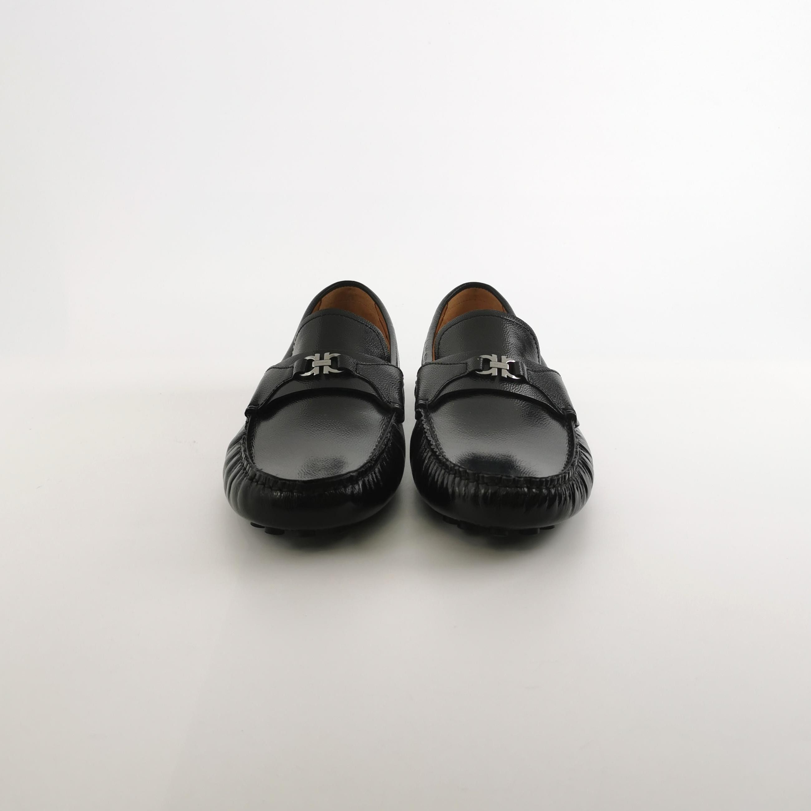Salvatore Ferragamo Salvatore Ferragamo Gancini Leather Drivers Size 7 Size US 7 / EU 40 - 4 Thumbnail