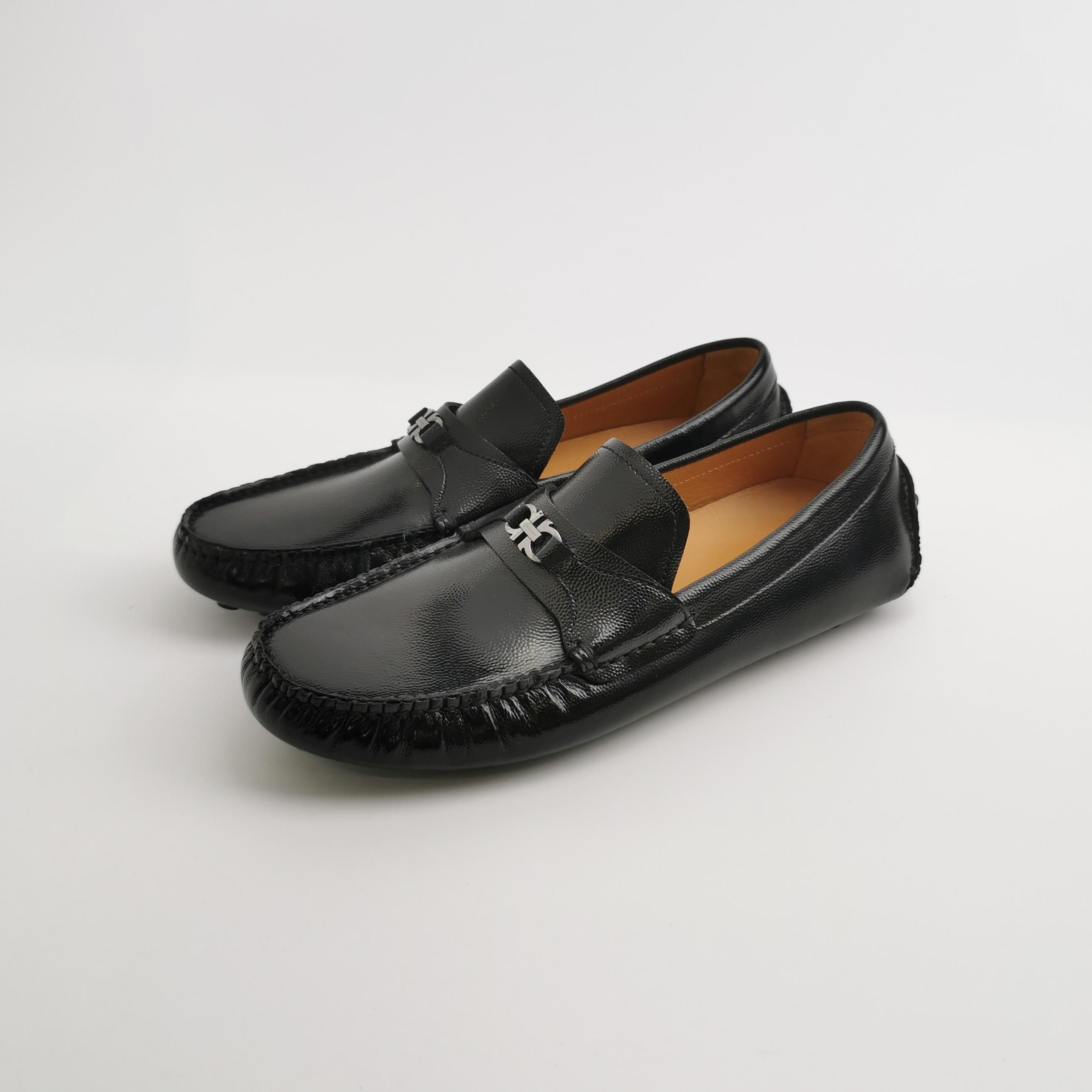 Salvatore Ferragamo Salvatore Ferragamo Gancini Leather Drivers Size 7 Size US 7 / EU 40 - 3 Thumbnail