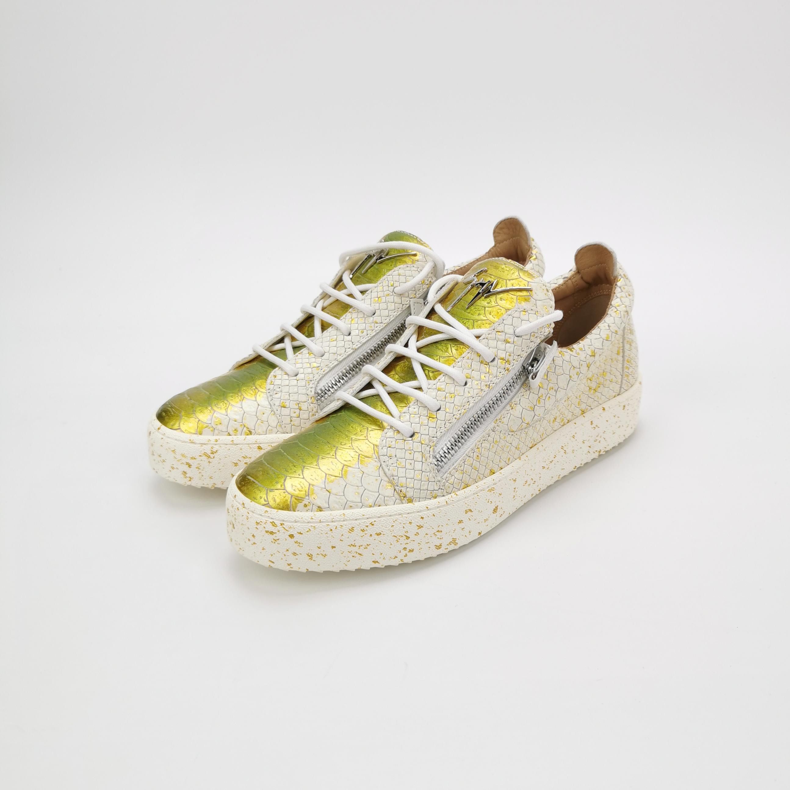 Giuseppe Zanotti Giuseppe Zanotti Snake Effect Low-Top Sneakers 42 Size US 9 / EU 42 - 3 Thumbnail
