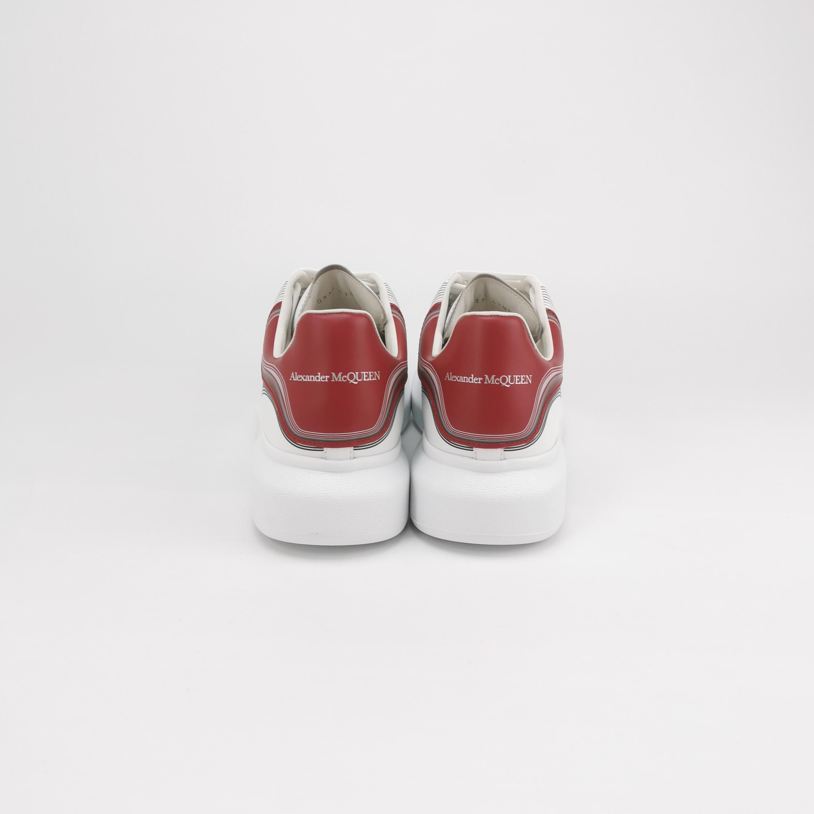 Alexander McQueen Alexander McQueen Graphic Leather Low-Top Sneakers 41.5 Size US 8 / EU 41 - 5 Thumbnail
