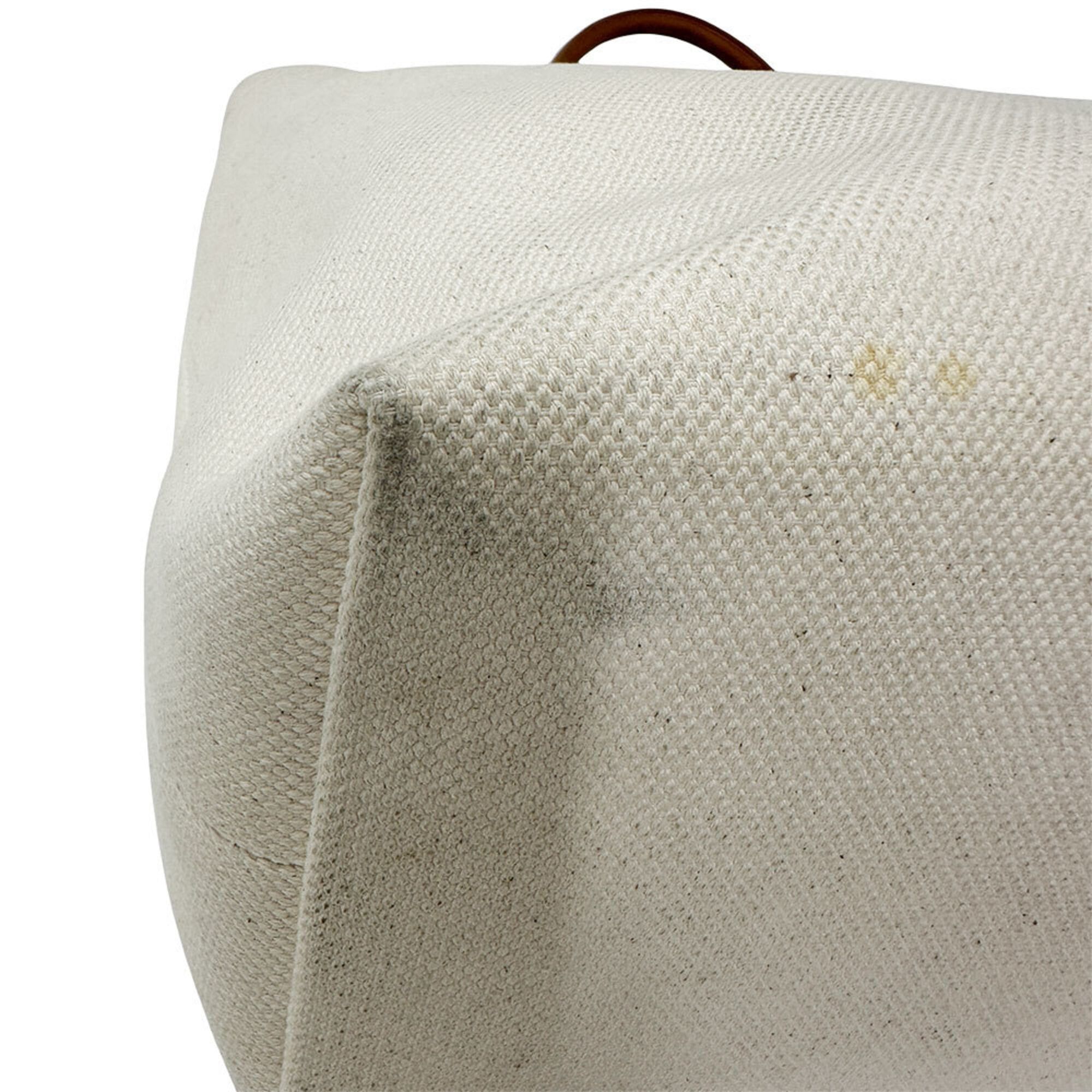 Celine Celine handbag, women's brand tote bag, canvas, horizontal design, Cabas, white, brown. Size ONE SIZE - 4 Thumbnail