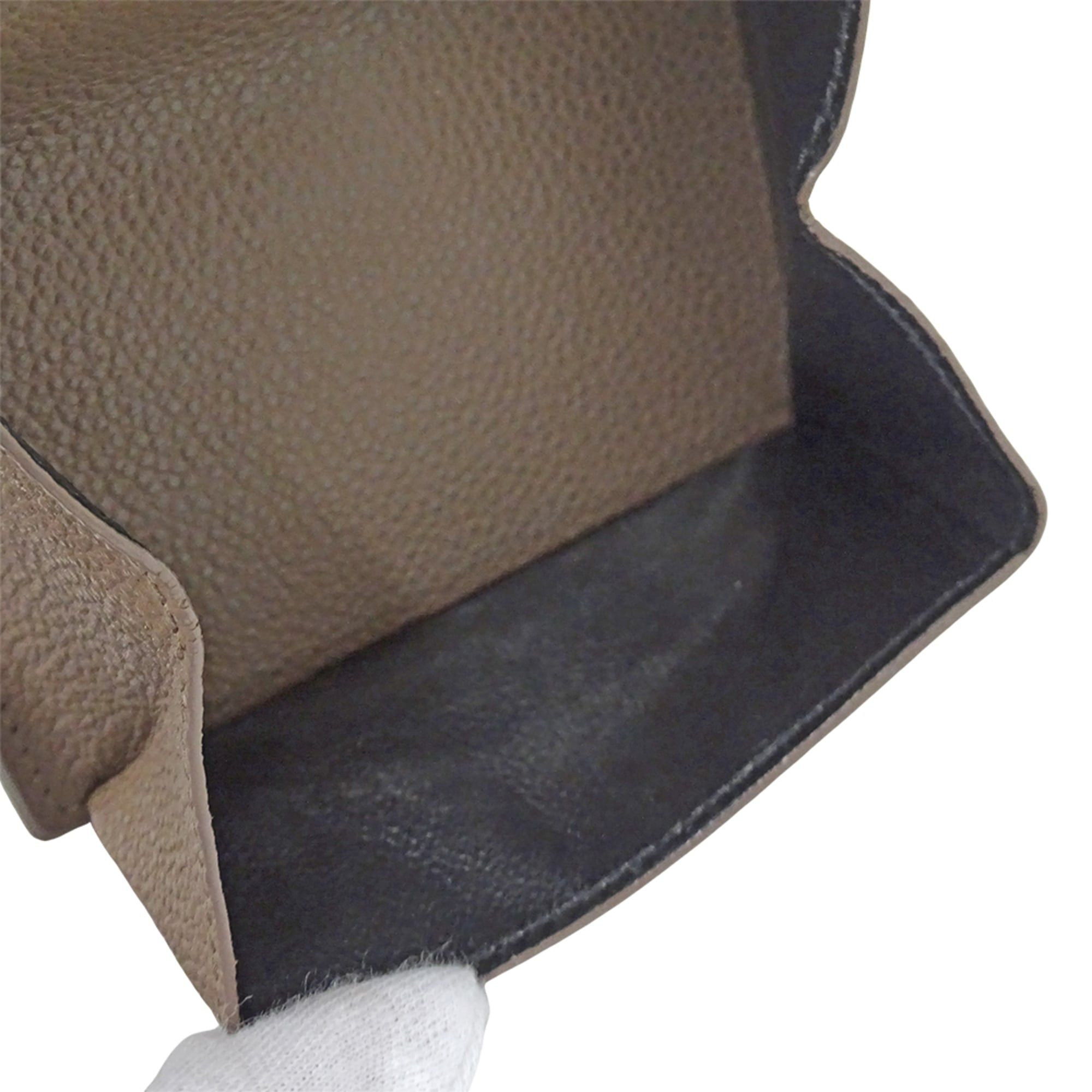Saint Laurent Paris Saint Laurent women's trifold wallet, leather, taupe, 620287, logo, mini wallet. Size ONE SIZE - 8 Thumbnail