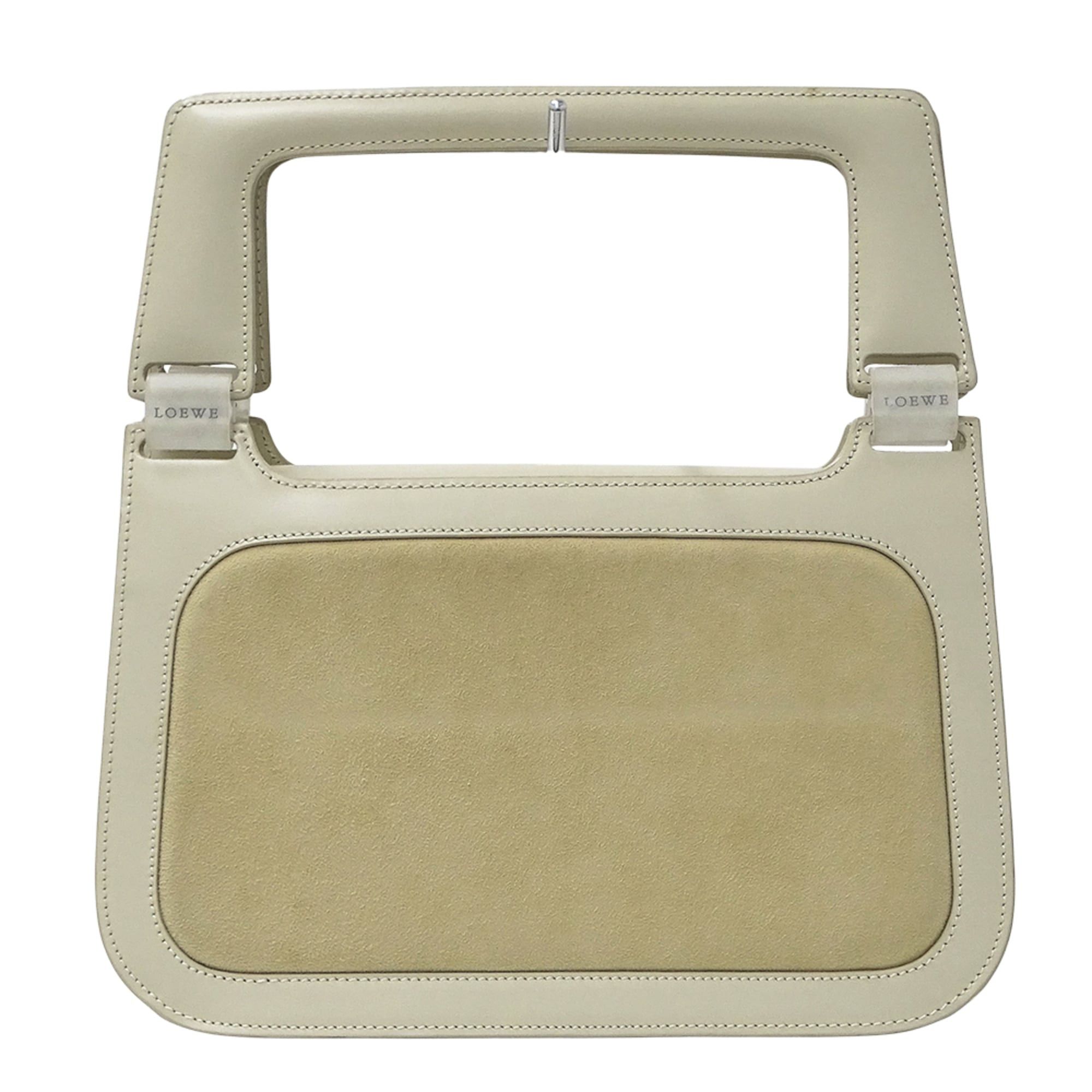 Loewe Loewe handbag for women, brand name, suede leather, beige. Size ONE SIZE - 2 Thumbnail