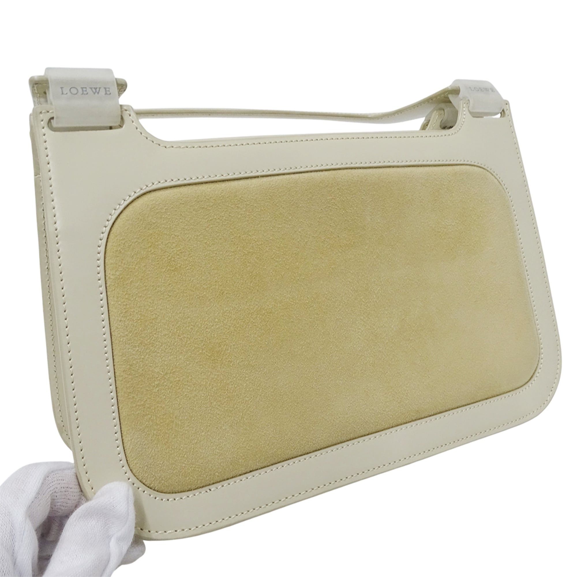 Loewe Loewe handbag for women, brand name, suede leather, beige. Size ONE SIZE - 11 Thumbnail