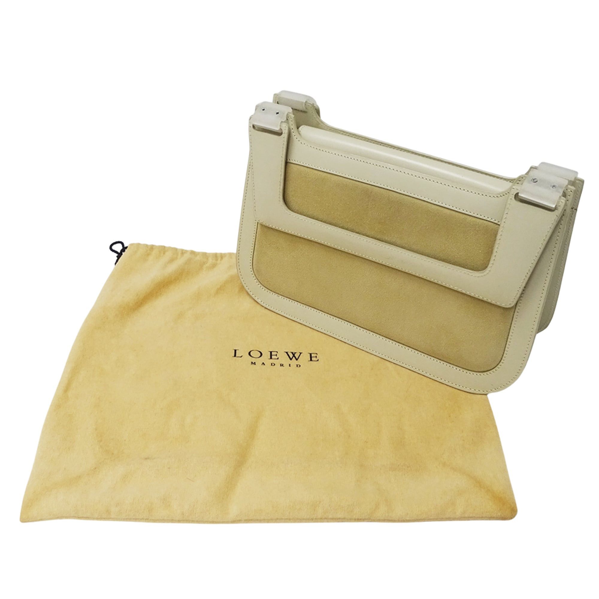 Loewe Loewe handbag for women, brand name, suede leather, beige. Size ONE SIZE - 7 Thumbnail
