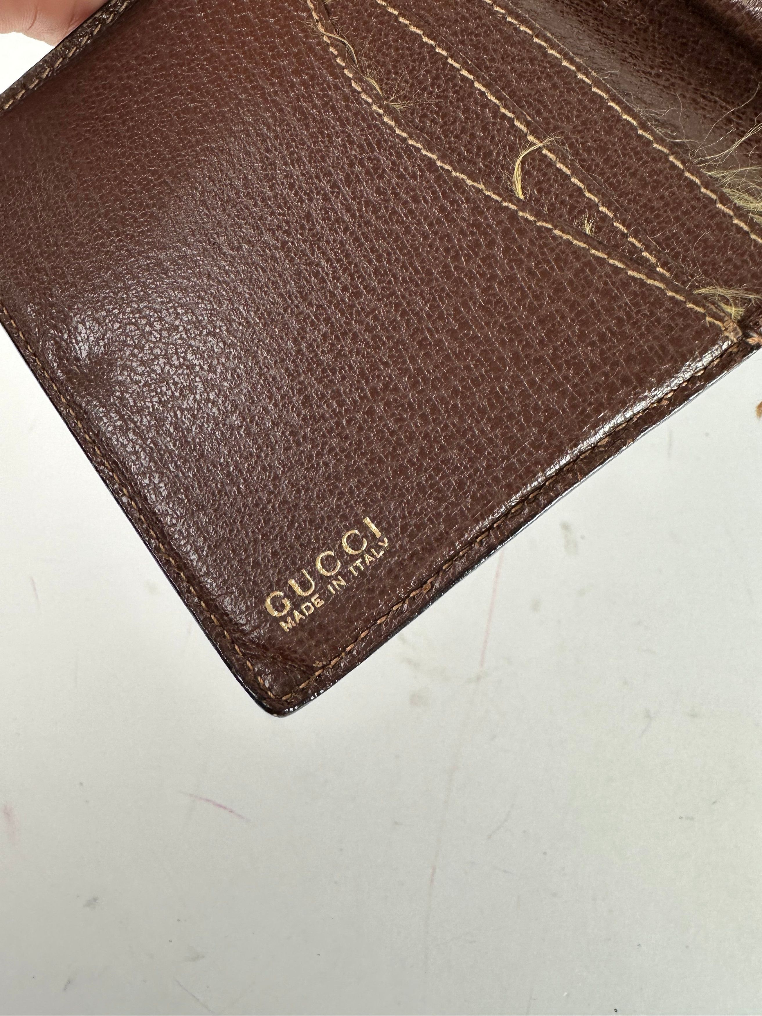 Gucci Vintage Horsebit 1955 Leather Bifold Wallet Brown Size ONE SIZE - 5 Thumbnail