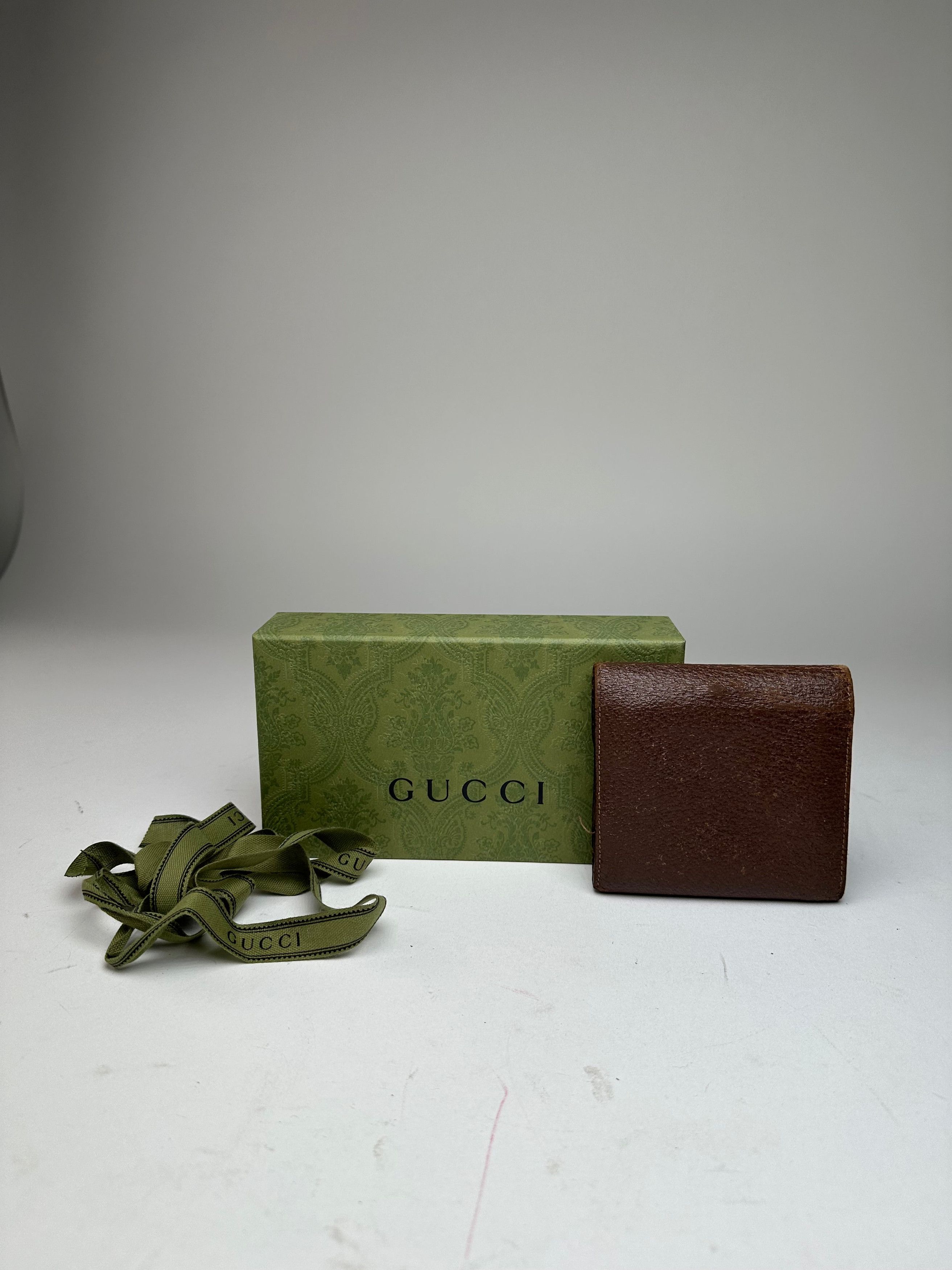 Gucci Vintage Horsebit 1955 Leather Bifold Wallet Brown Size ONE SIZE - 2 Thumbnail