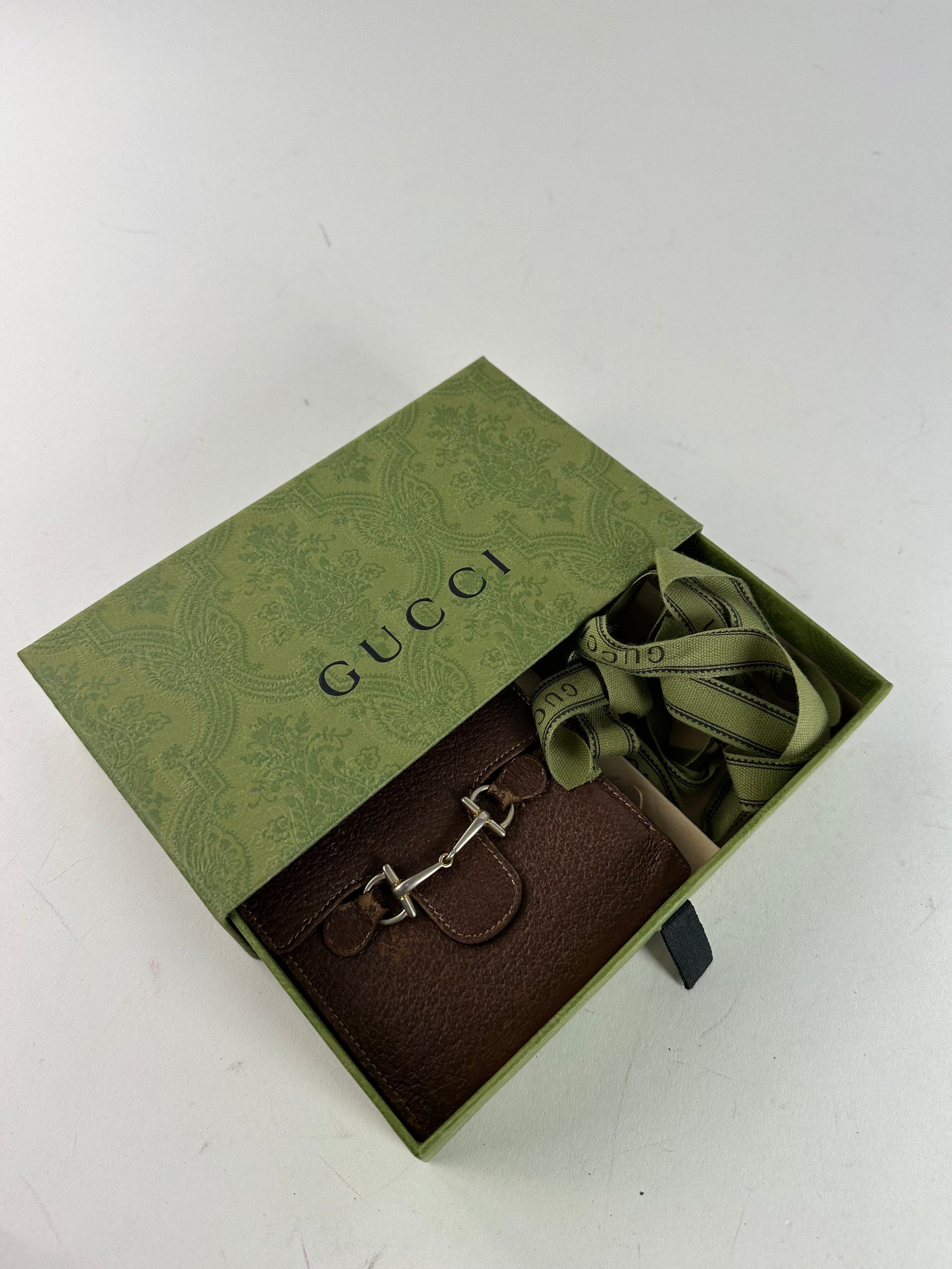 Gucci Vintage Horsebit 1955 Leather Bifold Wallet Brown Size ONE SIZE - 9 Thumbnail