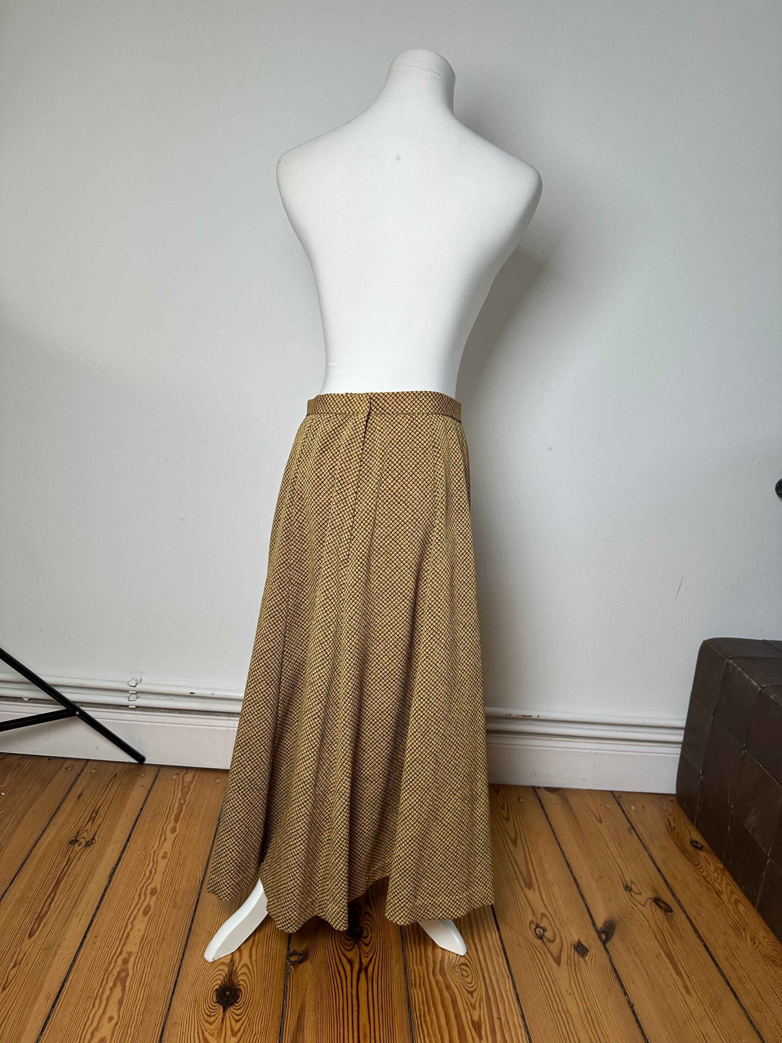 Gucci Vintage Wool Twin Set Abstract Gold Brown M Size M / US 6-8 / IT 42-44 - 12 Thumbnail