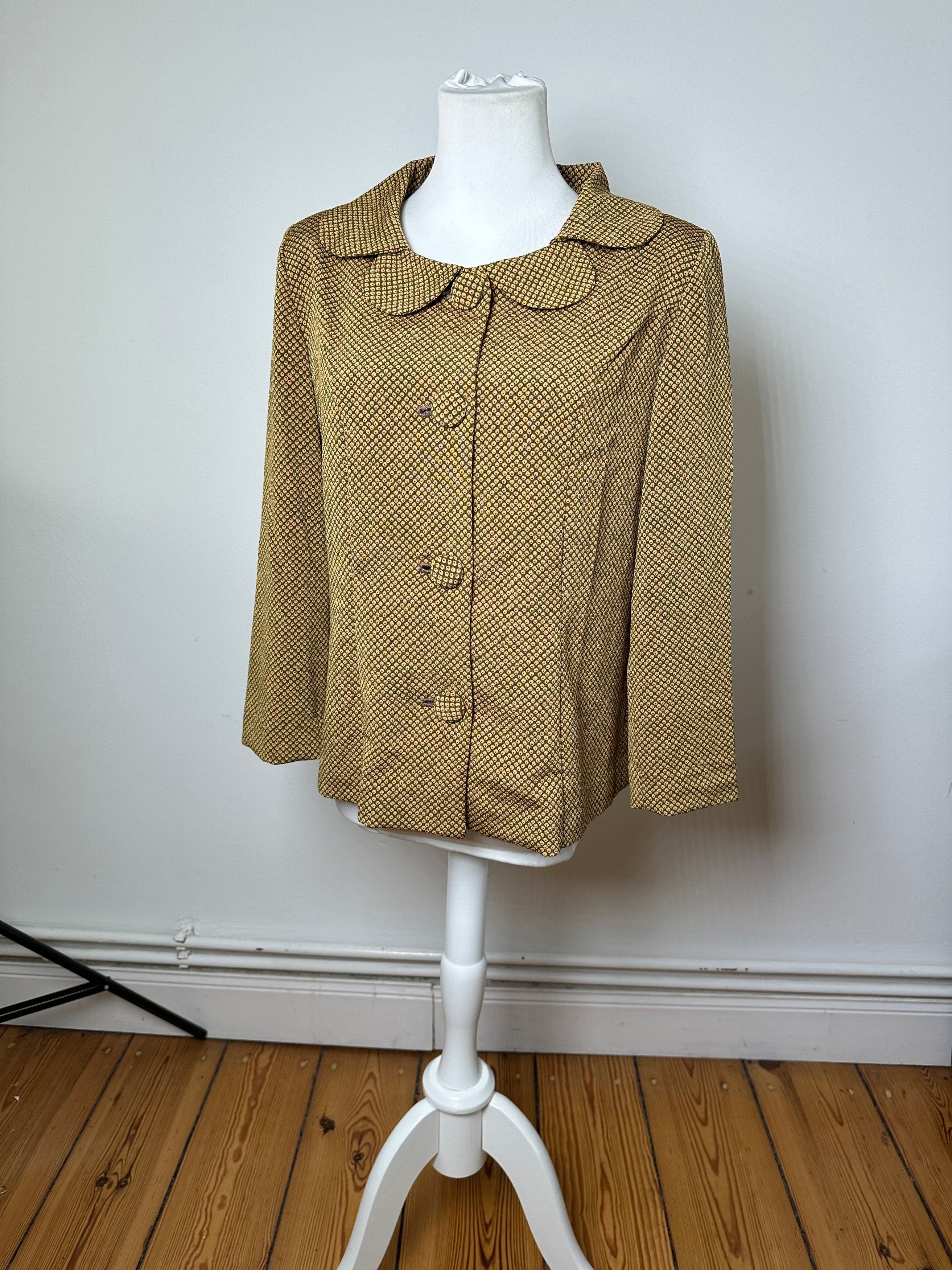 Gucci Vintage Wool Twin Set Abstract Gold Brown M Size M / US 6-8 / IT 42-44 - 7 Thumbnail