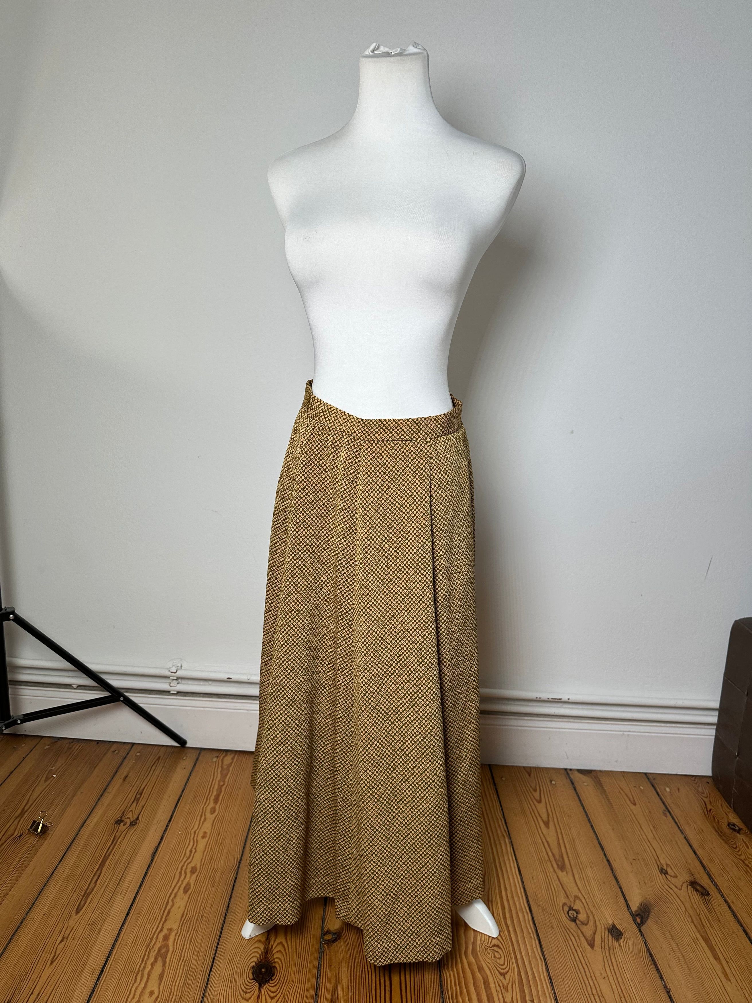 Gucci Vintage Wool Twin Set Abstract Gold Brown M Size M / US 6-8 / IT 42-44 - 11 Thumbnail