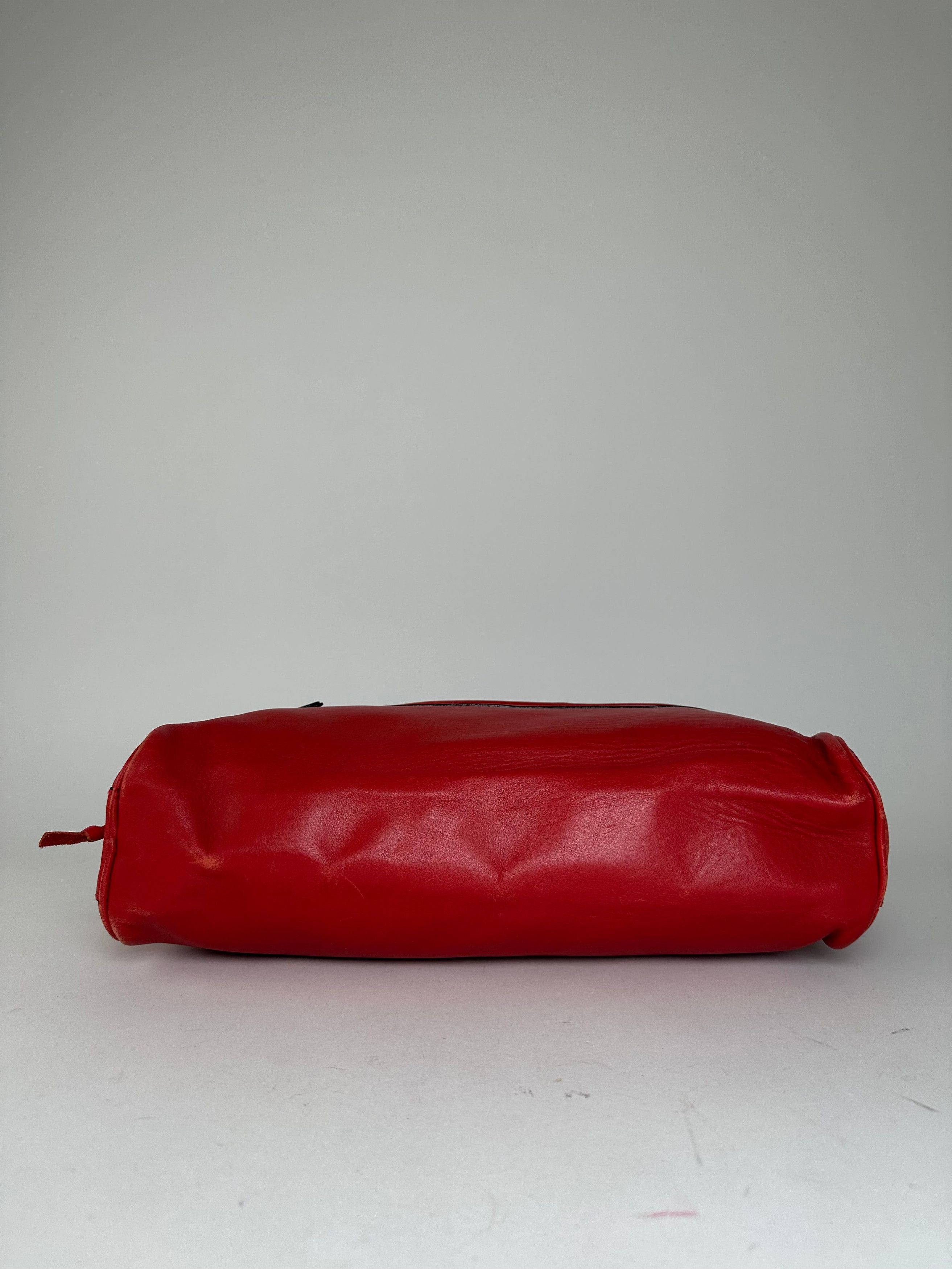Marni Vintage Leather Bowling Bag Tomato Red Size ONE SIZE - 7 Thumbnail