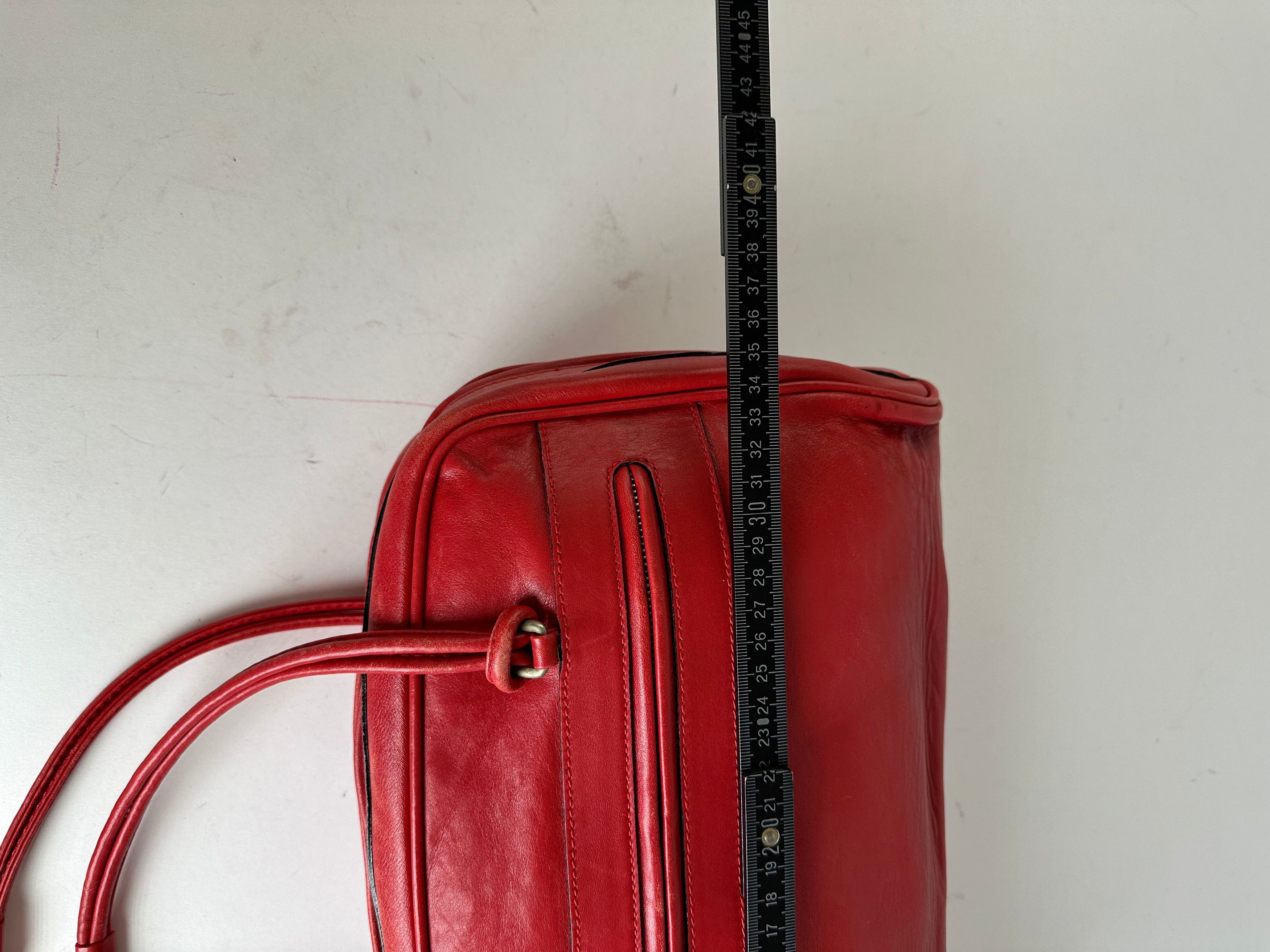 Marni Vintage Leather Bowling Bag Tomato Red Size ONE SIZE - 14 Thumbnail