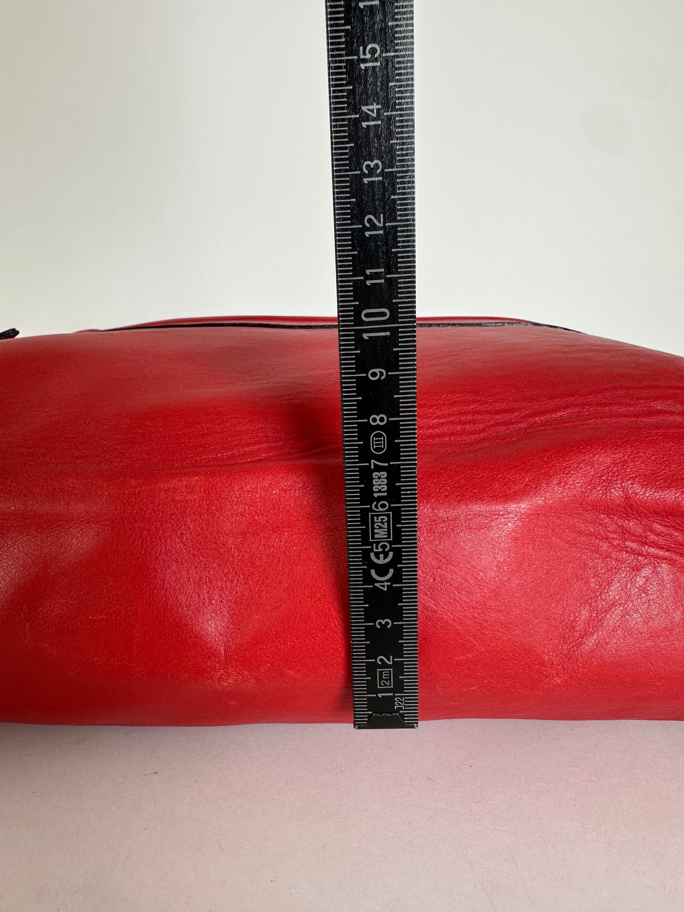 Marni Vintage Leather Bowling Bag Tomato Red Size ONE SIZE - 12 Thumbnail