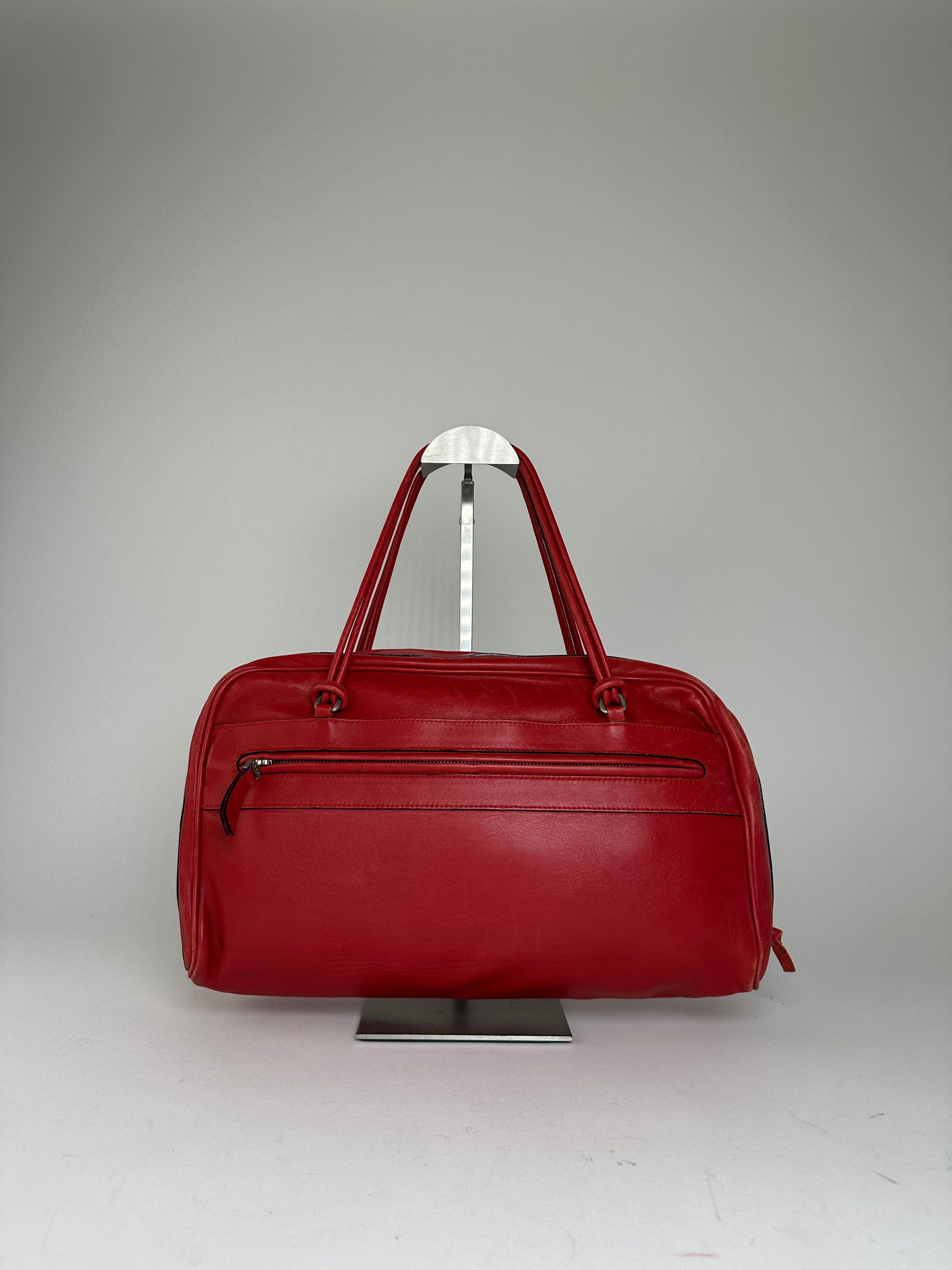 Marni Vintage Leather Bowling Bag Tomato Red Size ONE SIZE - 10 Thumbnail