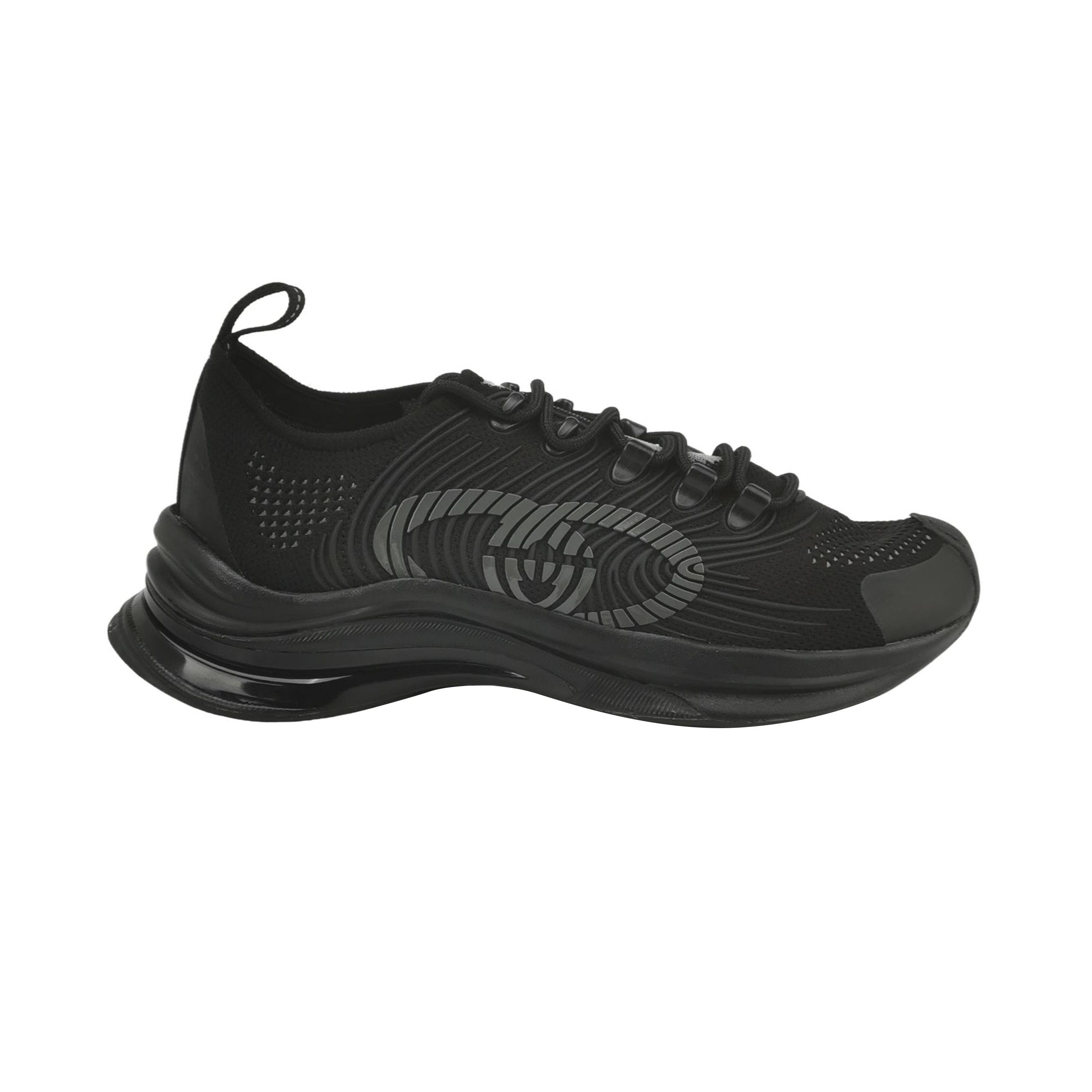 Gucci Gucci Interlocking G Run Sneakers Black 39 Size US 6 / EU 39 - 2 Thumbnail