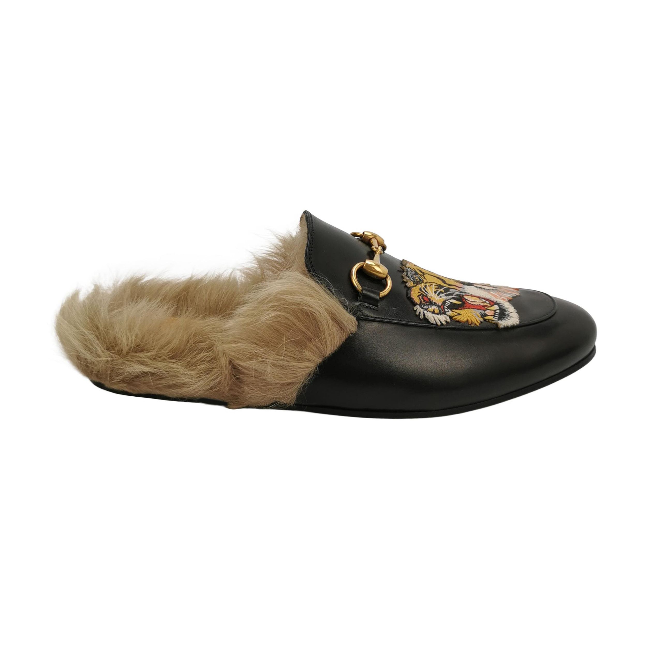 Gucci Gucci Tiger Embroidery Princetown Mules Size 8 Size US 8 / EU 41 - 2 Thumbnail