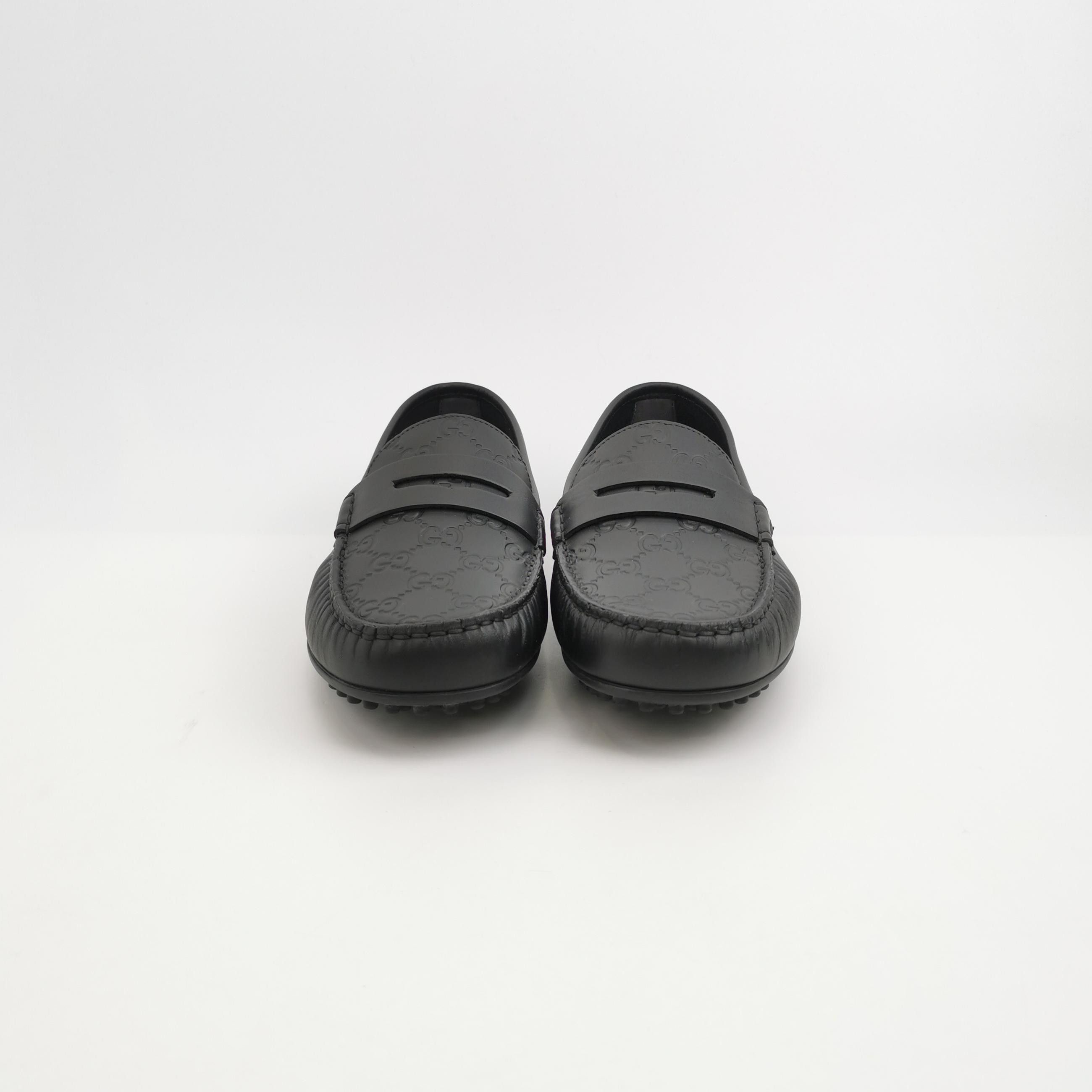 Gucci Gucci GG Monogram Leather Driving Shoes 40.5 Size US 7 / EU 40 - 4 Thumbnail