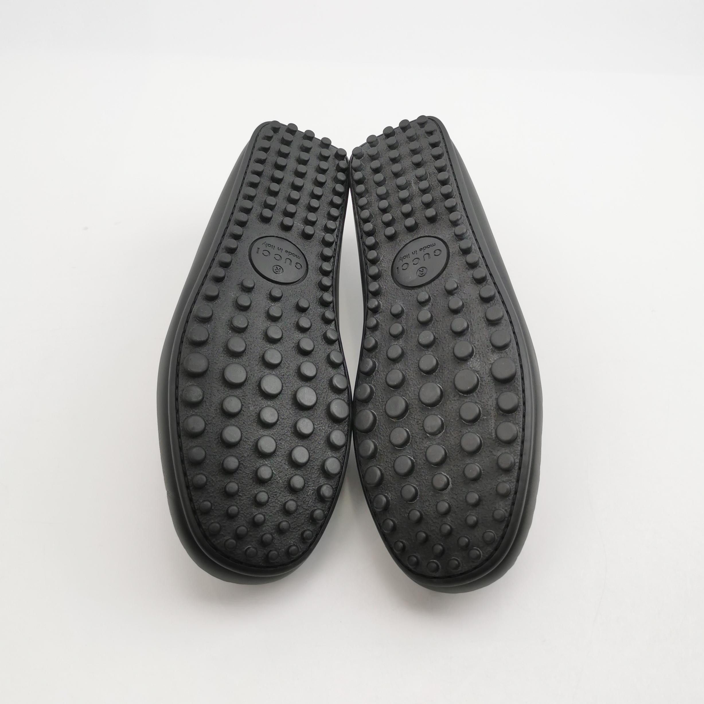 Gucci Gucci GG Monogram Leather Driving Shoes 40.5 Size US 7 / EU 40 - 6 Thumbnail